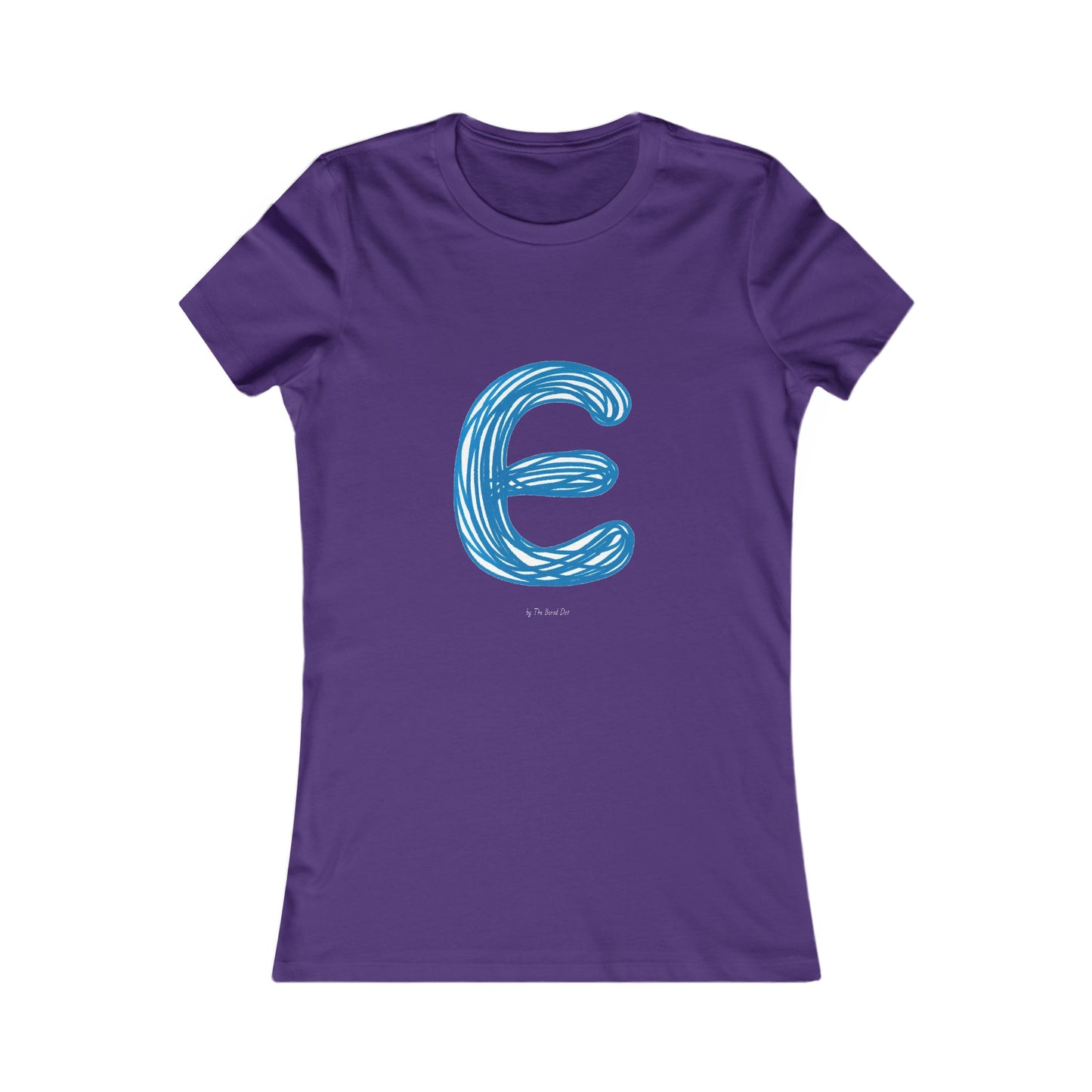 Scribbles (Letter E) T-shirt - Women's Favorite Tee