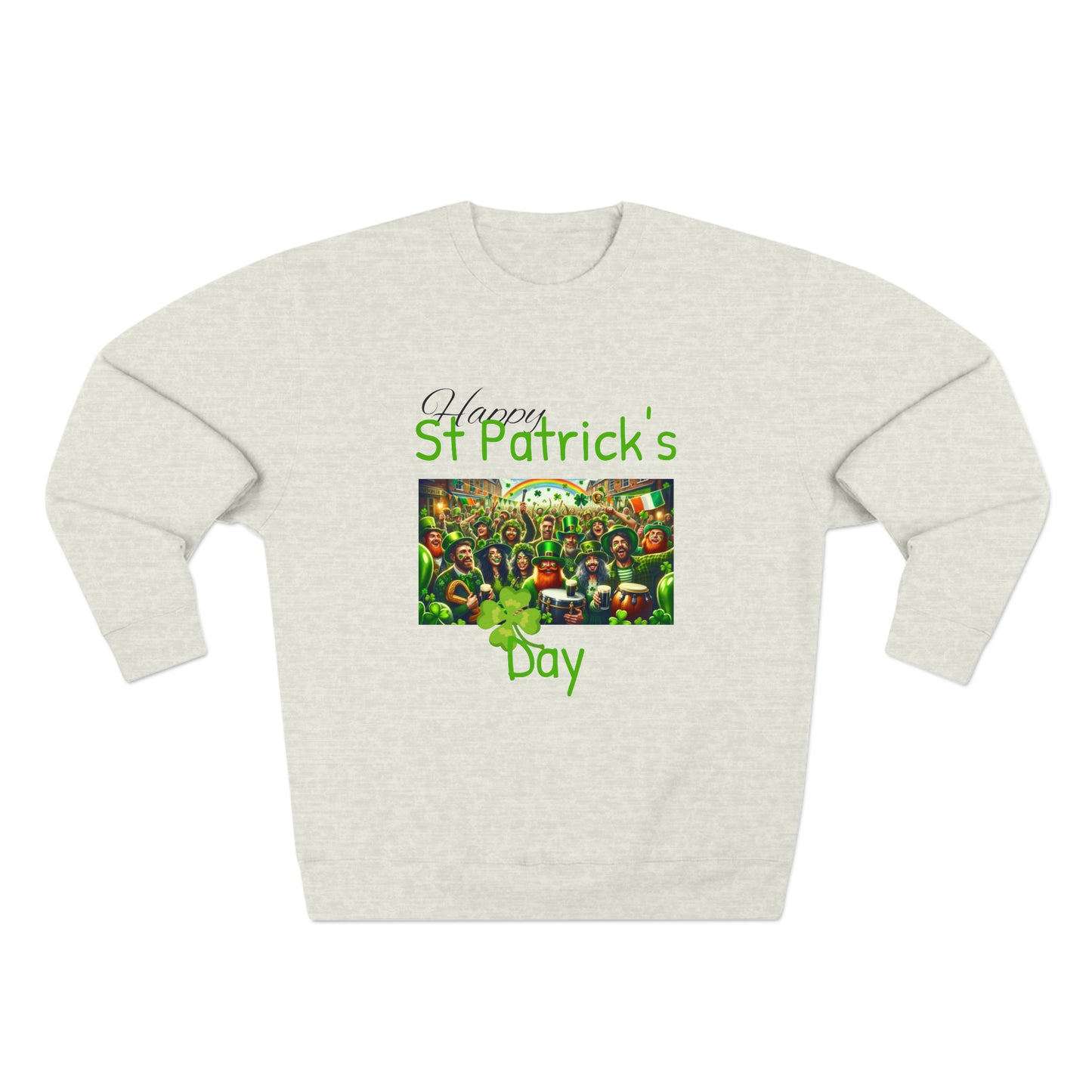 Happy St Patrick's Day - Unisex Crewneck Sweatshirt