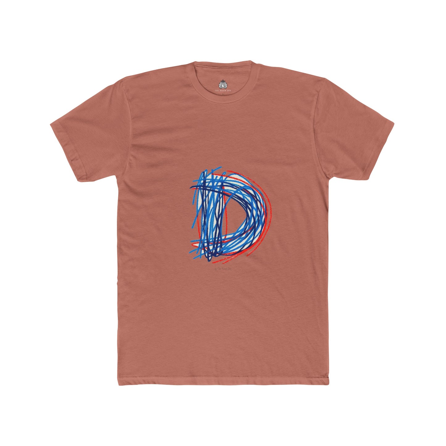 Scribbles (Letter D) T-Shirt - Men