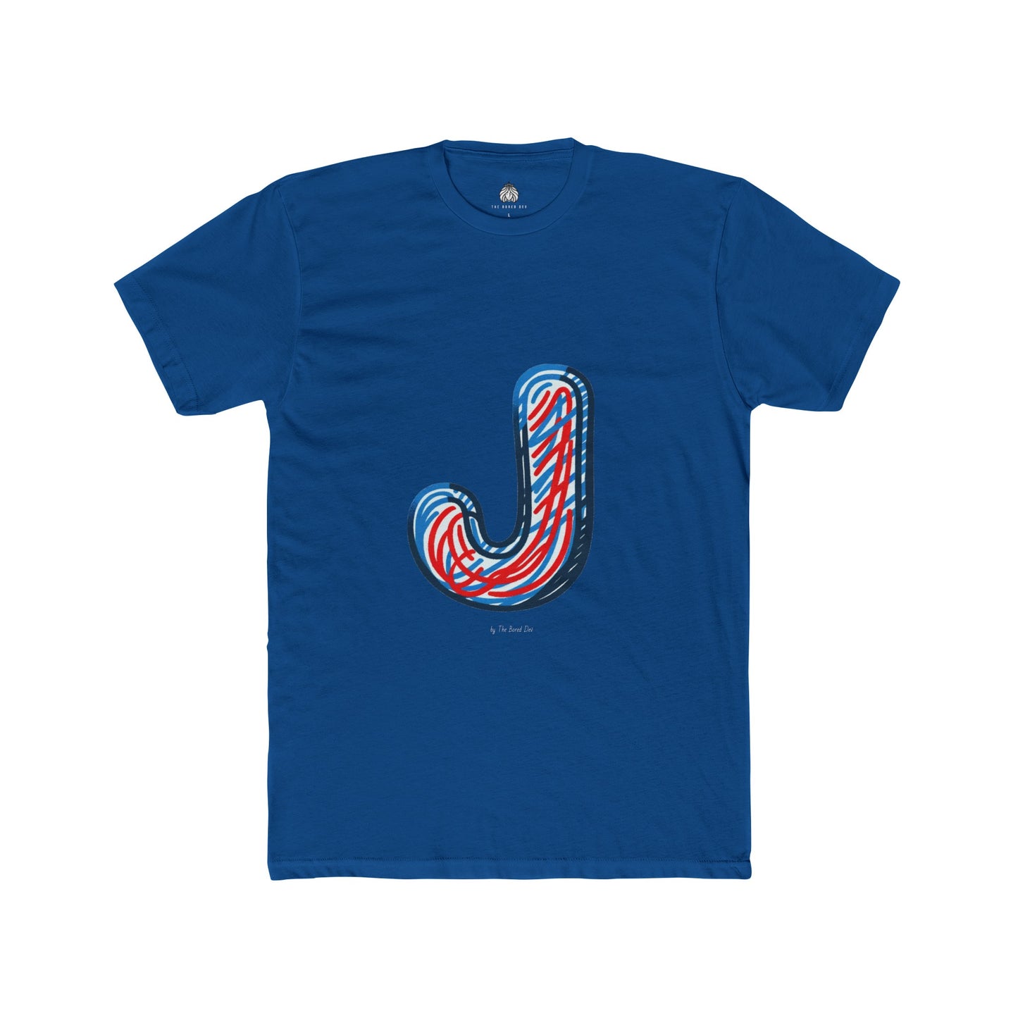Scribbles (Letter J) T-Shirt - Men
