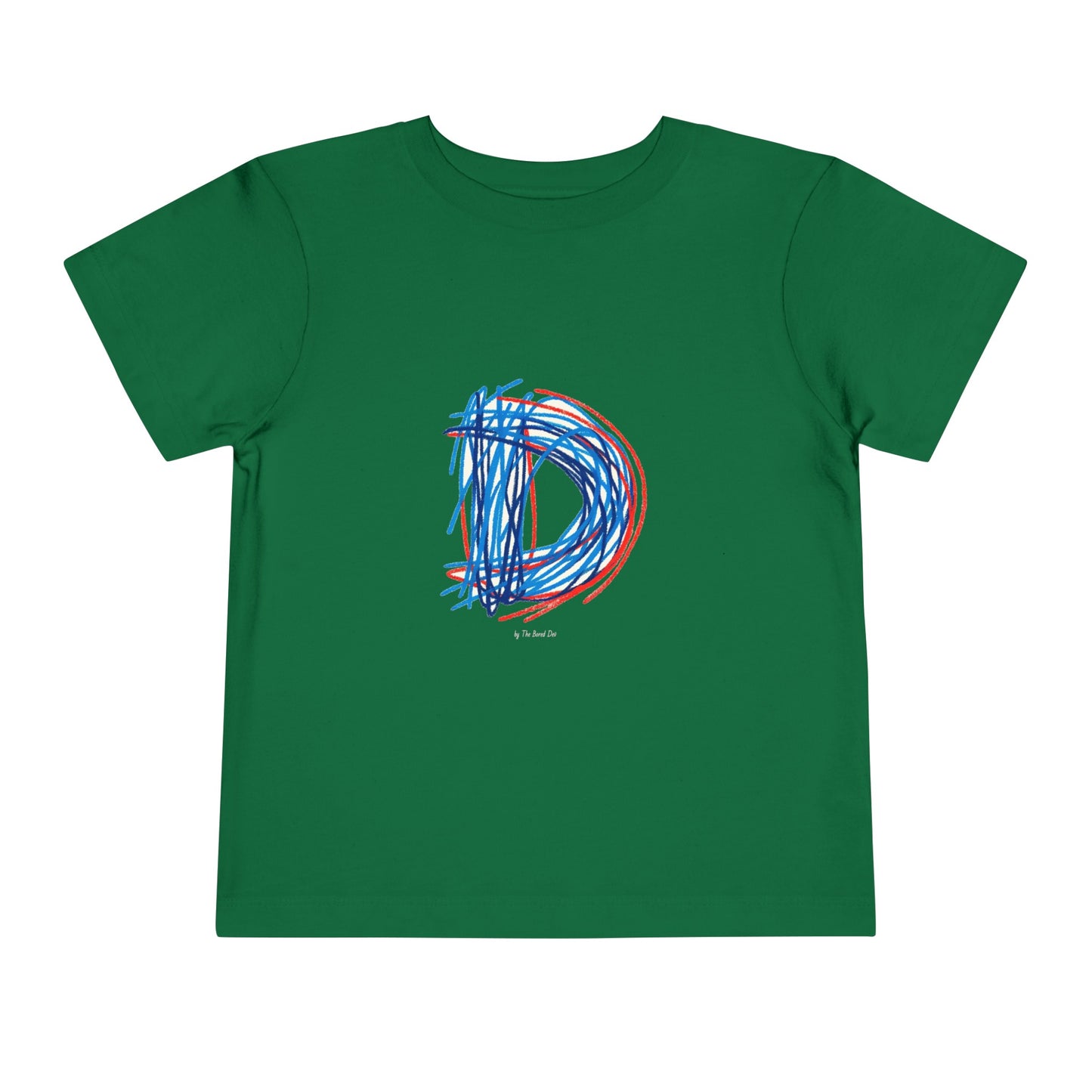 Scribbles (Letter D) T-Shirt - Toddler Short Sleeve Tee