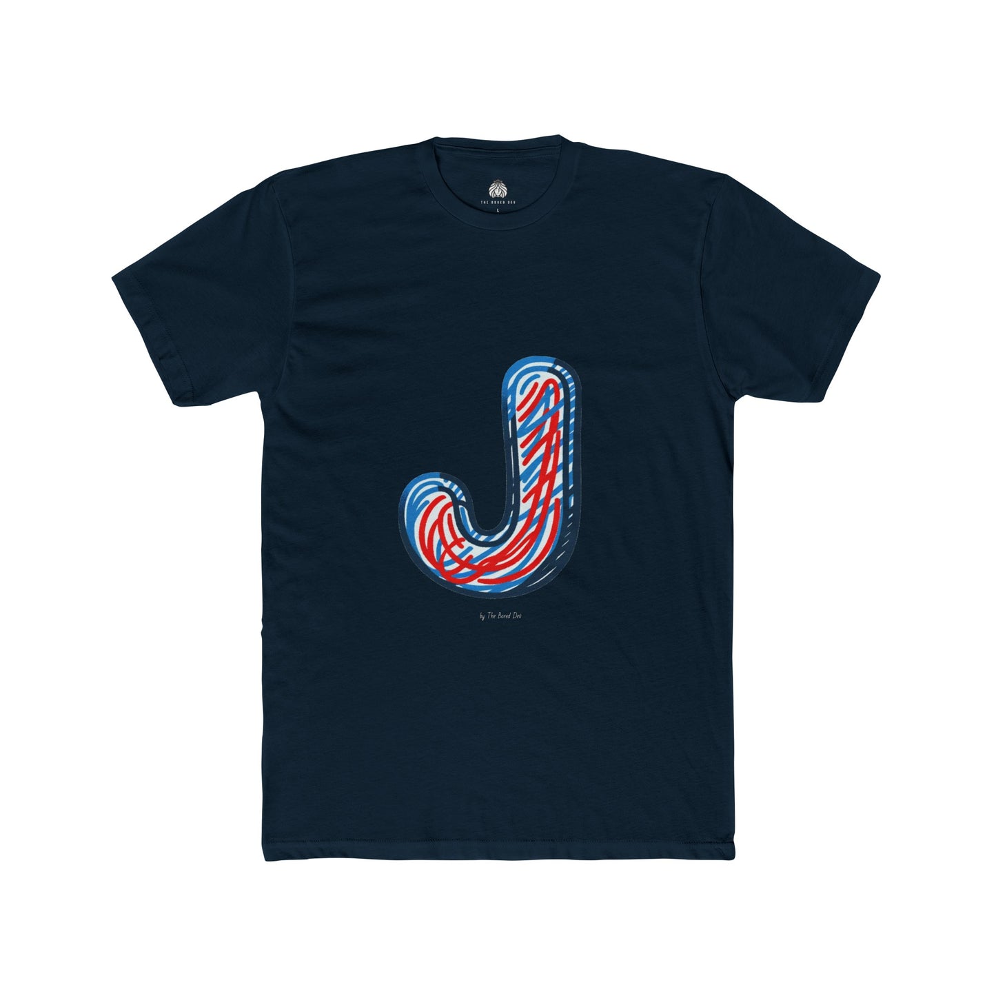 Scribbles (Letter J) T-Shirt - Men