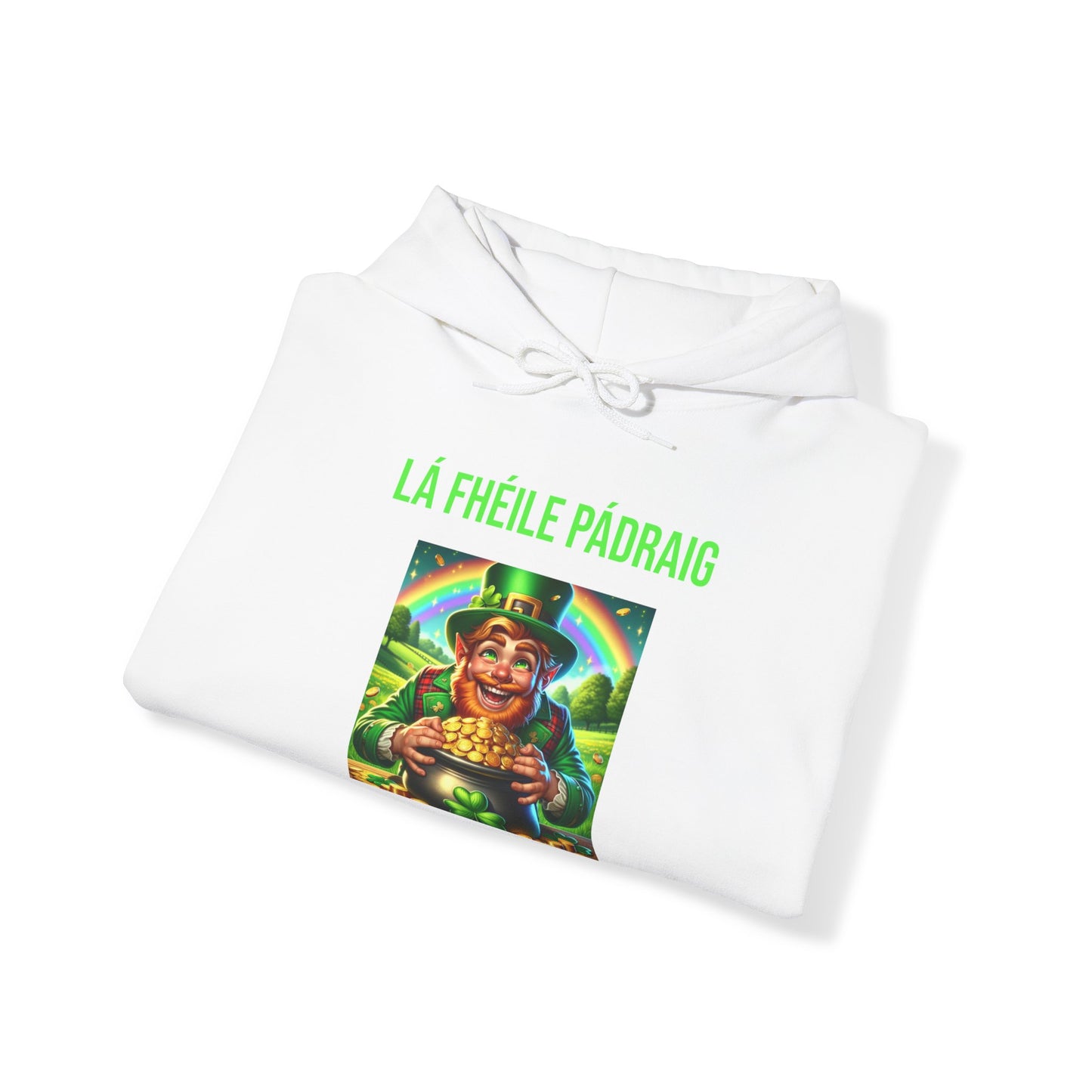 Lá fhéile Pádraig/St Patrick's Day - Unisex Heavy Blend™ Hooded Sweatshirt