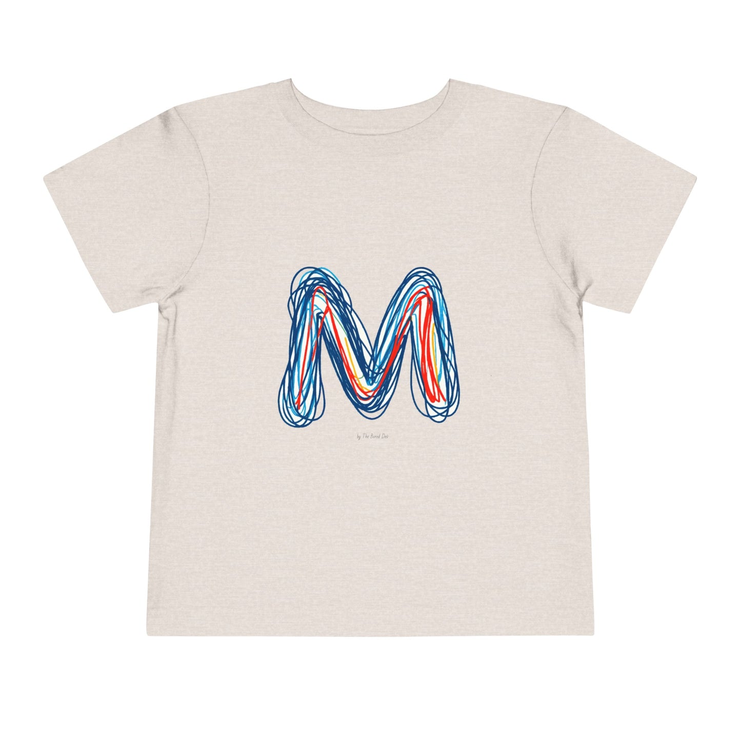 Scribbles (Letter M) T-Shirt - Toddler Short Sleeve Tee