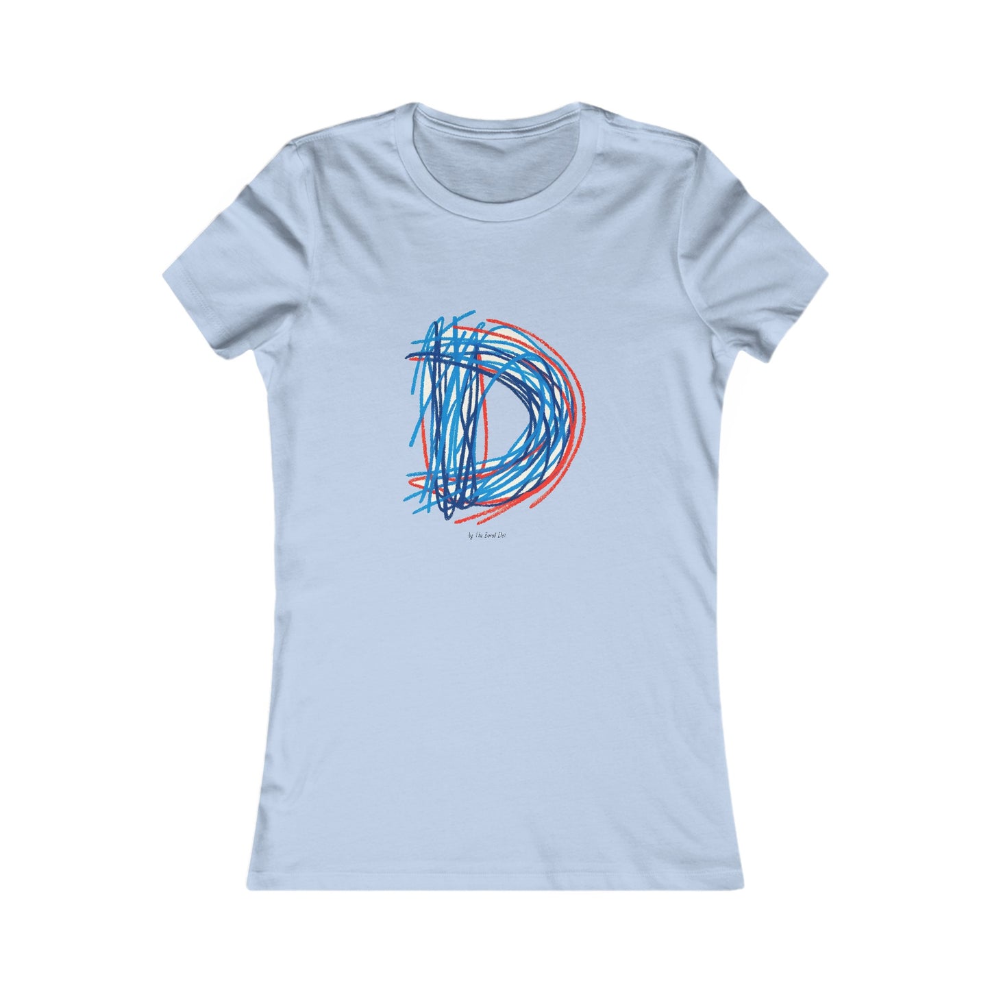 Scribbles (Letter D) T-shirt - Women's Favorite Tee