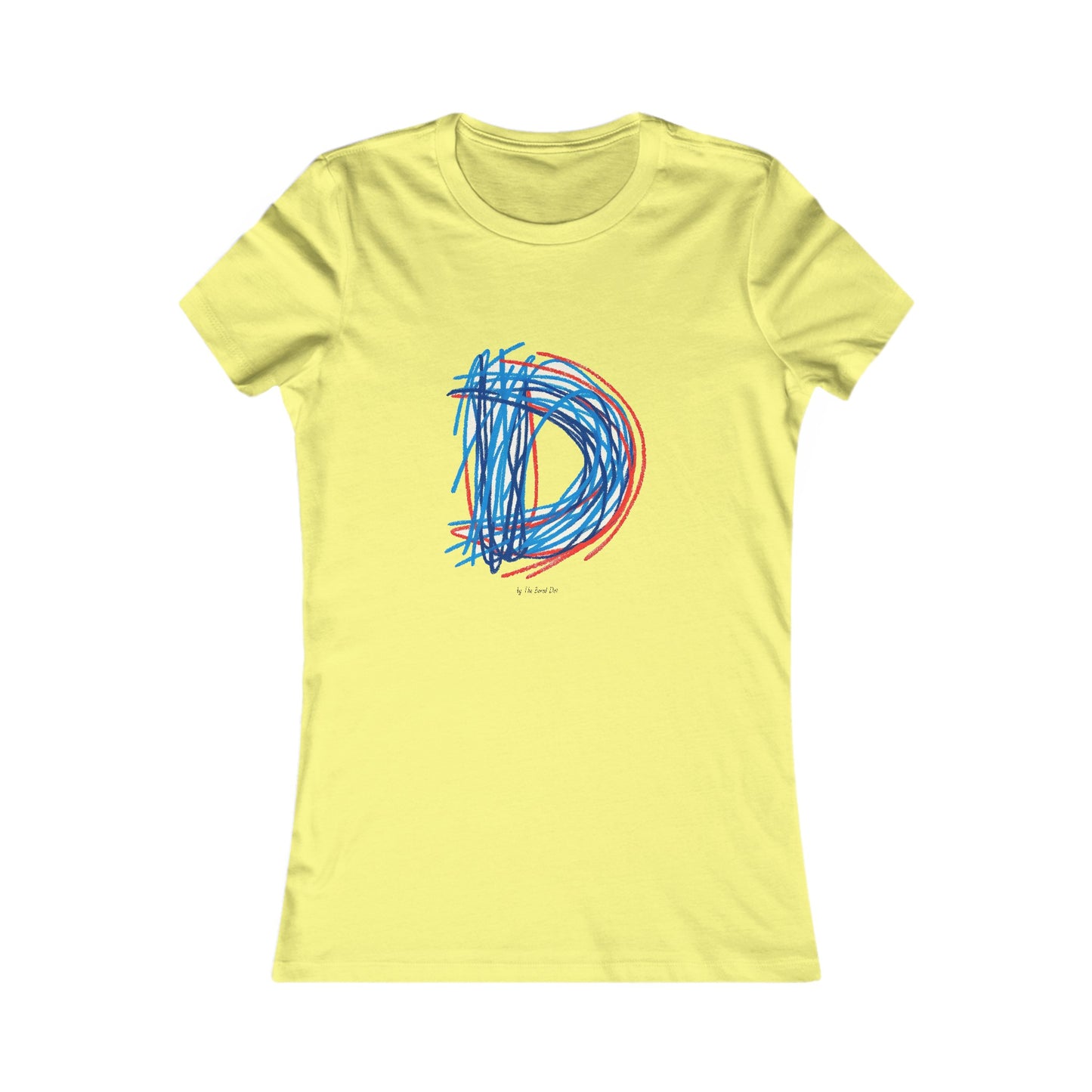 Scribbles (Letter D) T-shirt - Women's Favorite Tee