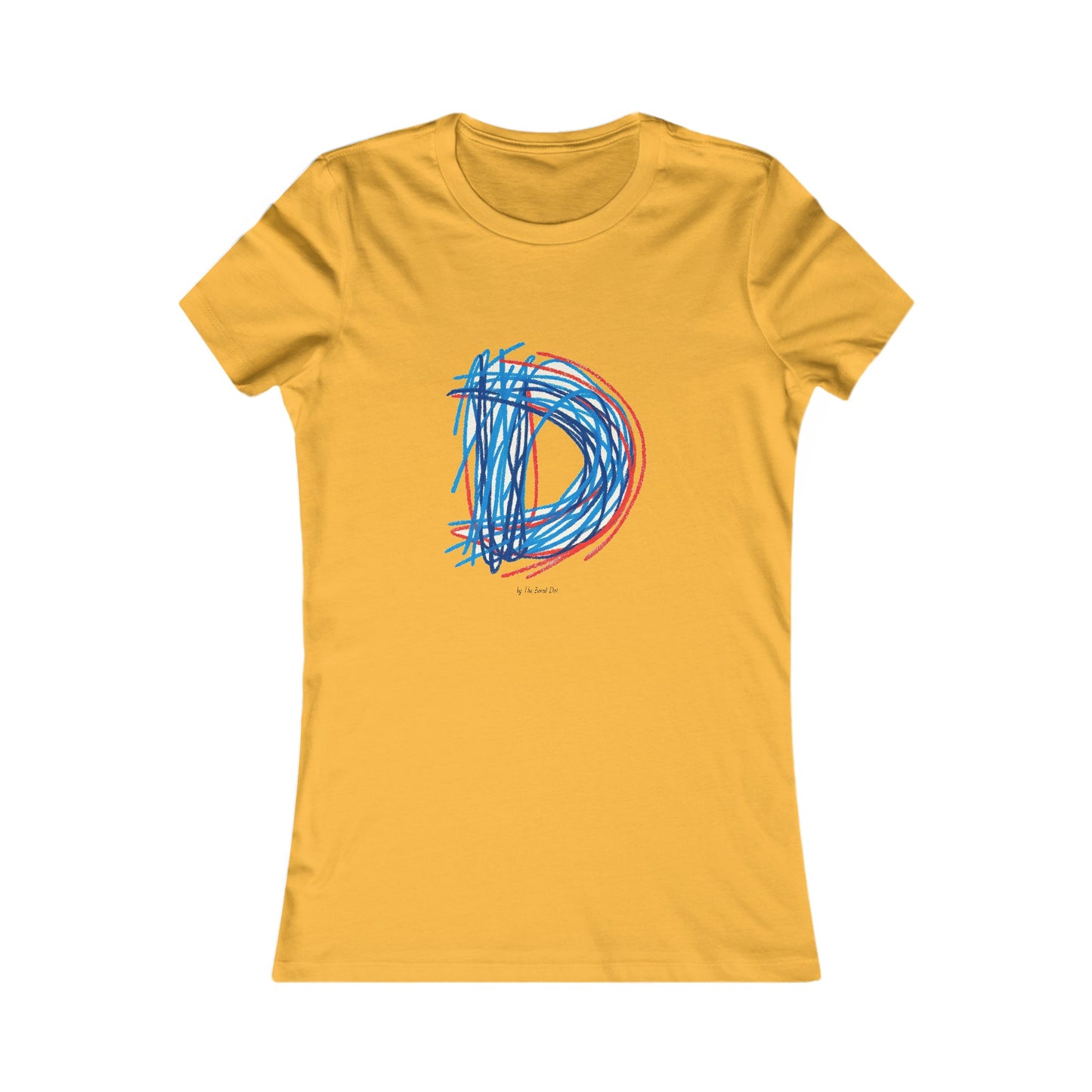 Scribbles (Letter D) T-shirt - Women's Favorite Tee