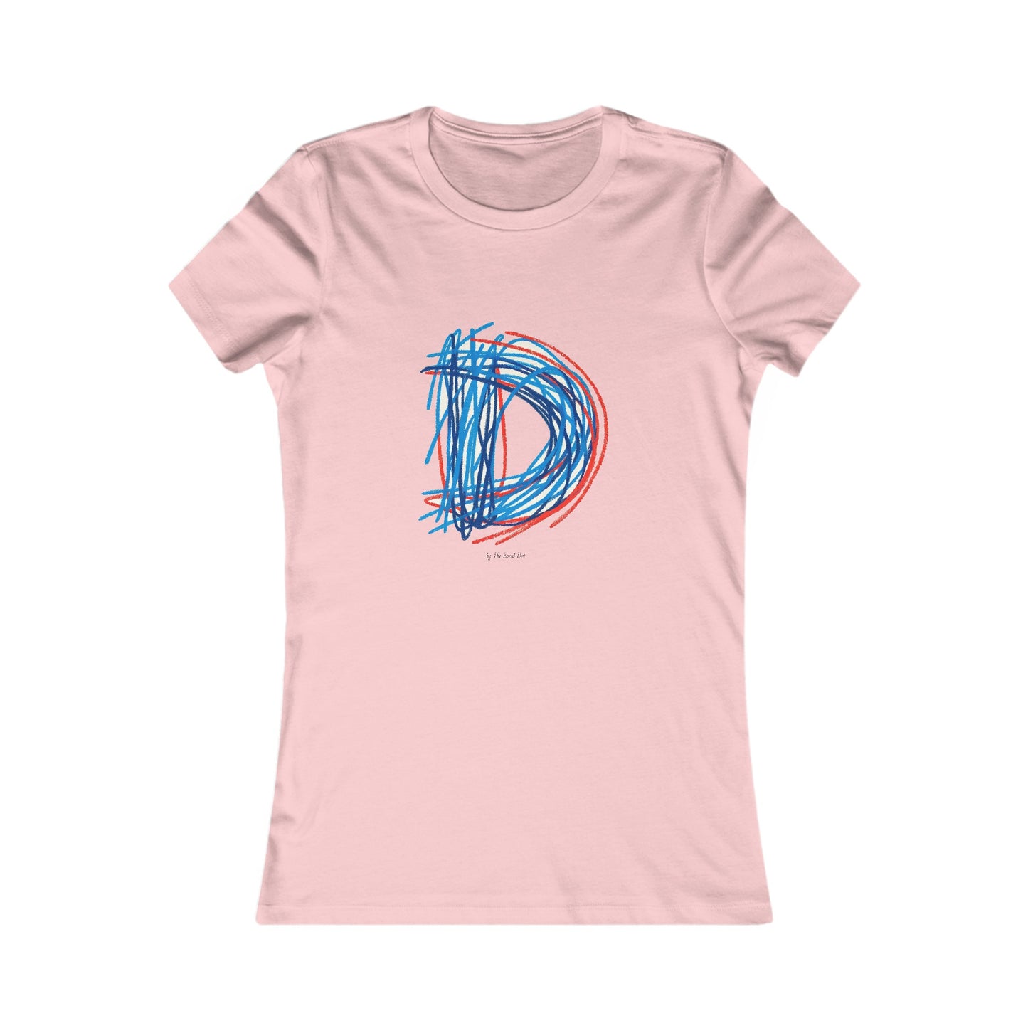 Scribbles (Letter D) T-shirt - Women's Favorite Tee