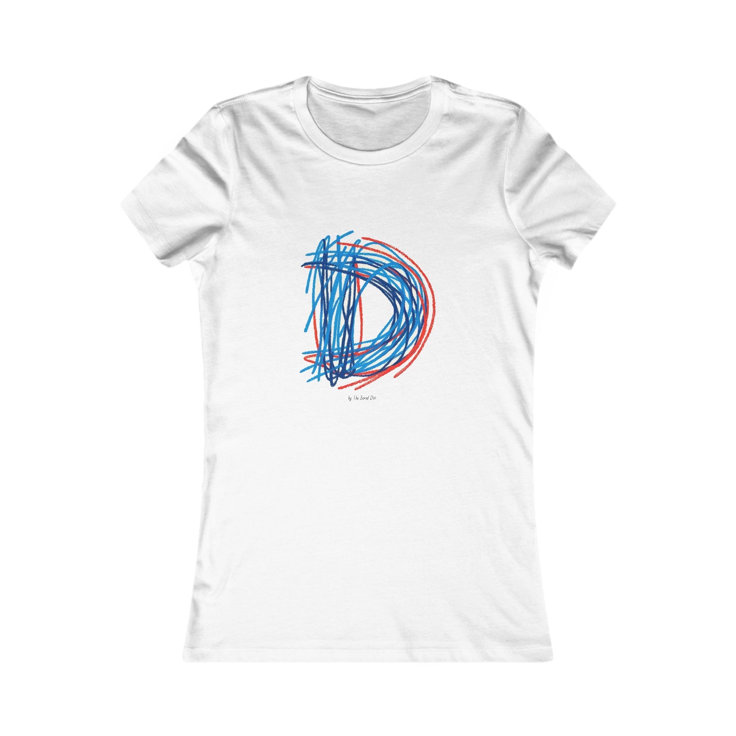 Scribbles (Letter D) T-shirt - Women's Favorite Tee