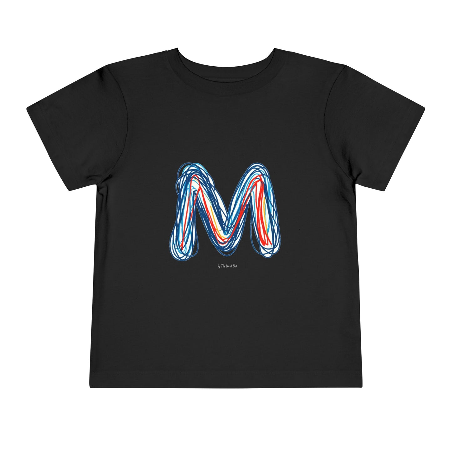Scribbles (Letter M) T-Shirt - Toddler Short Sleeve Tee