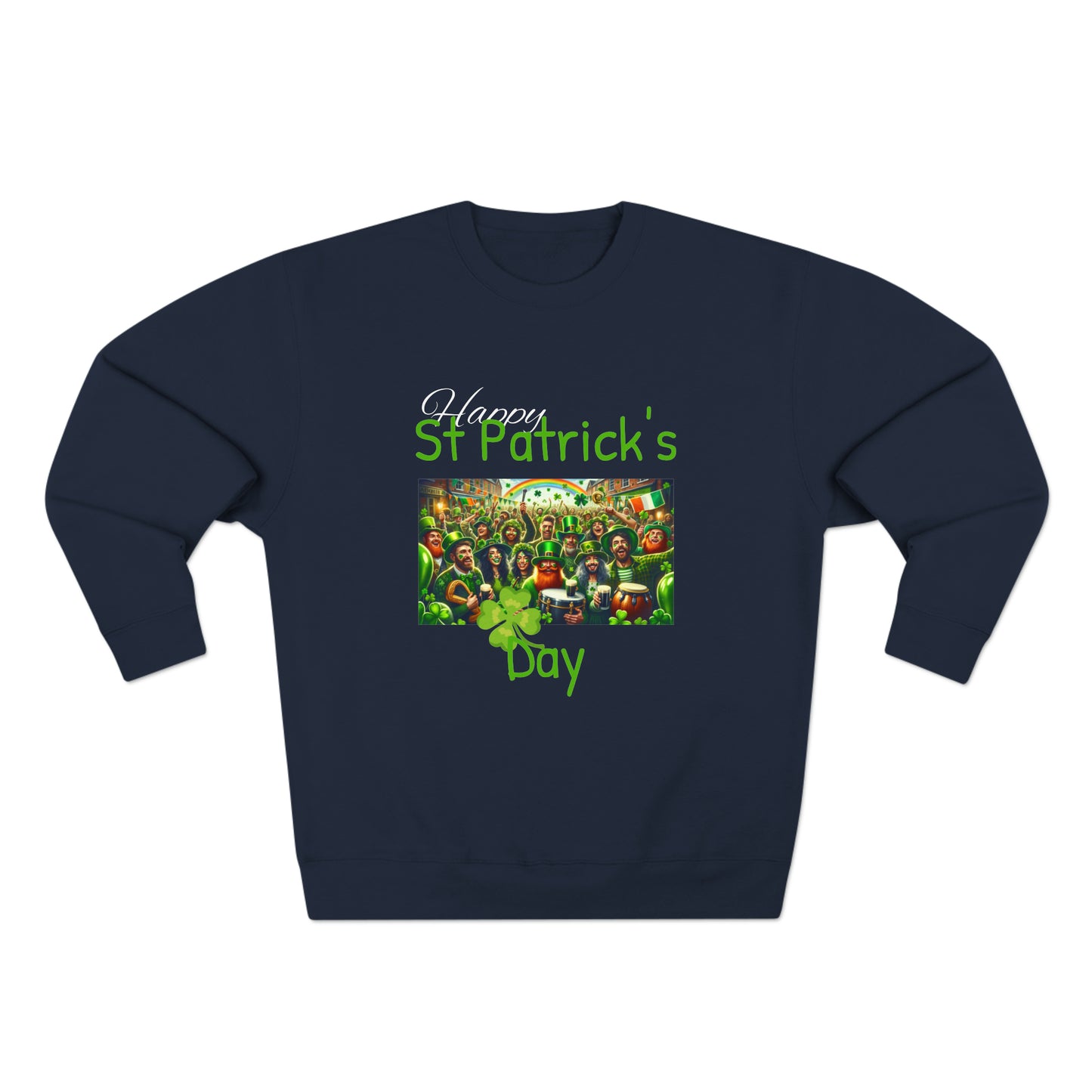 Happy St Patrick's Day - Unisex Crewneck Sweatshirt