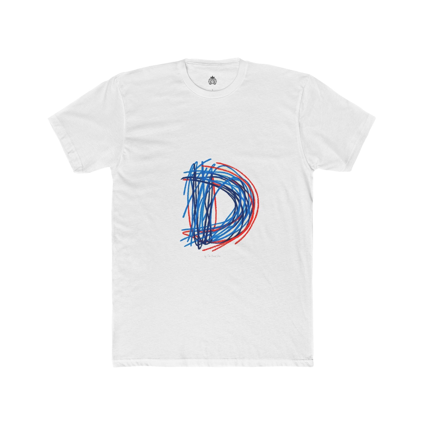 Scribbles (Letter D) T-Shirt - Men