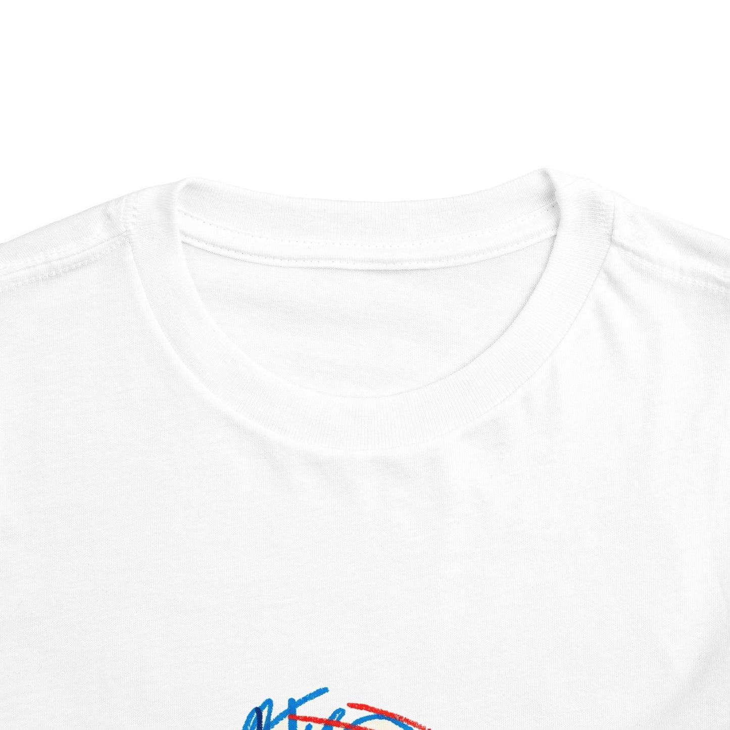 Scribbles (Letter D) T-Shirt - Toddler Short Sleeve Tee