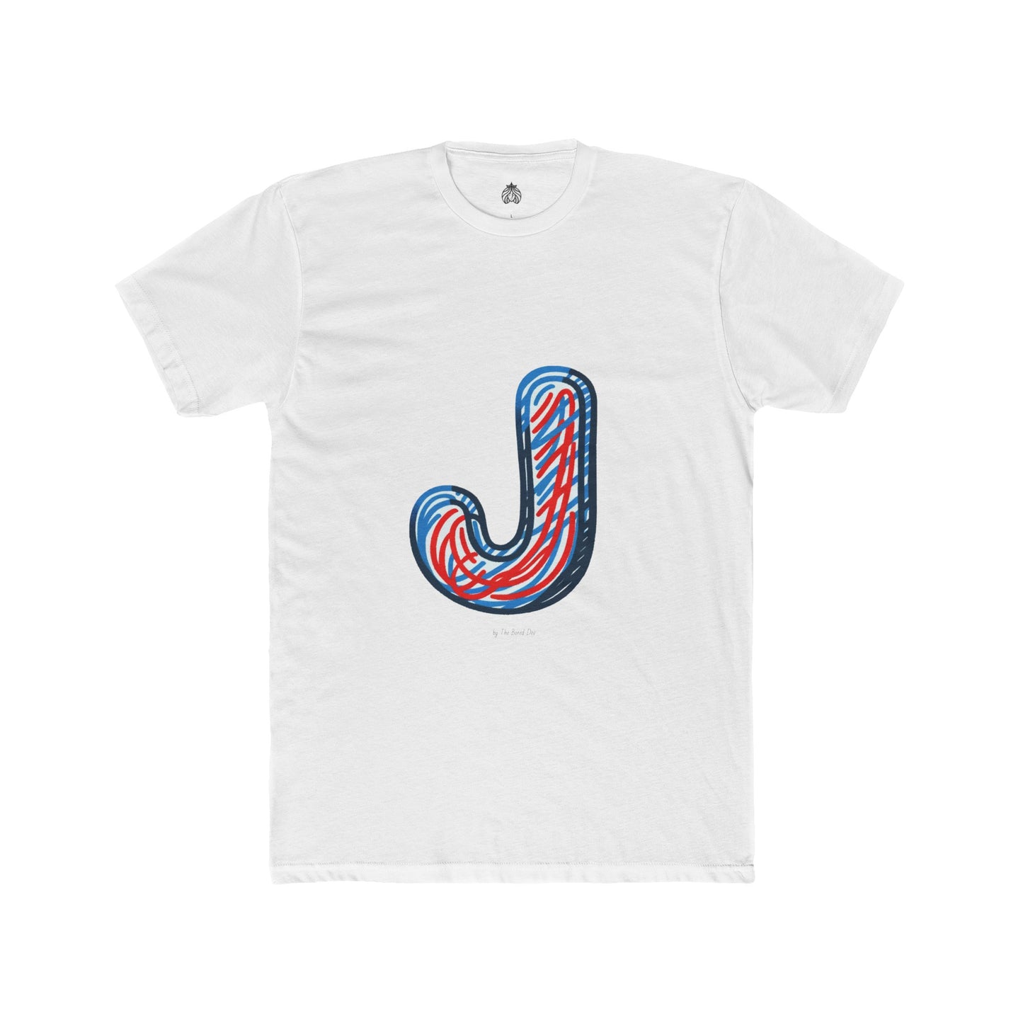 Scribbles (Letter J) T-Shirt - Men