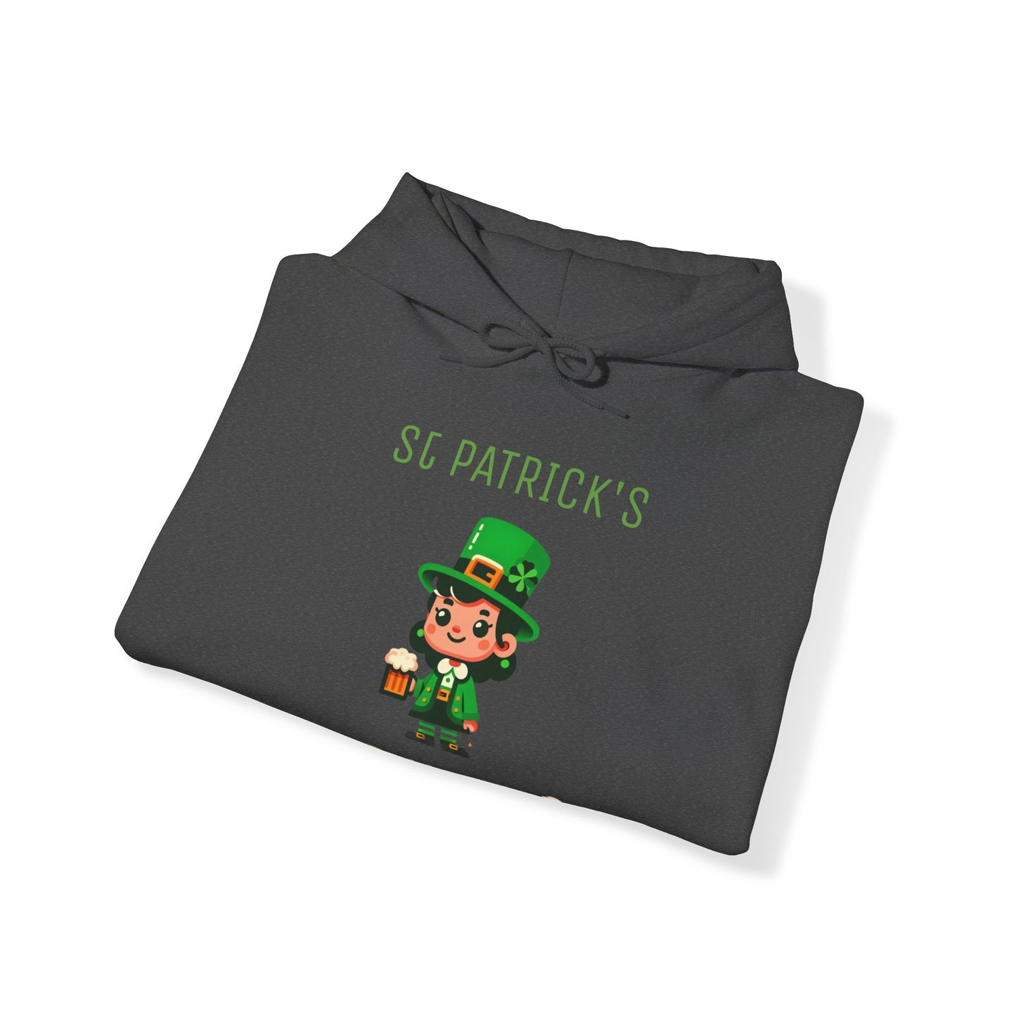 Saint Patrick's Is Here Female - Unisex Heavy Blend™ Hooded Sweatshirt