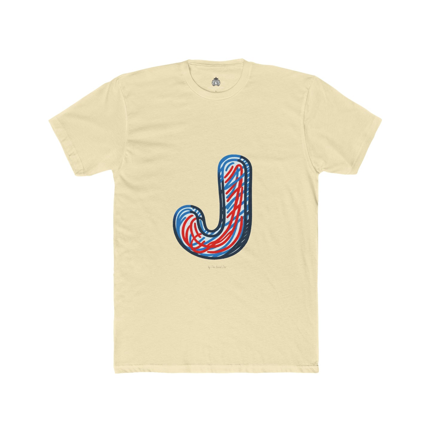Scribbles (Letter J) T-Shirt - Men