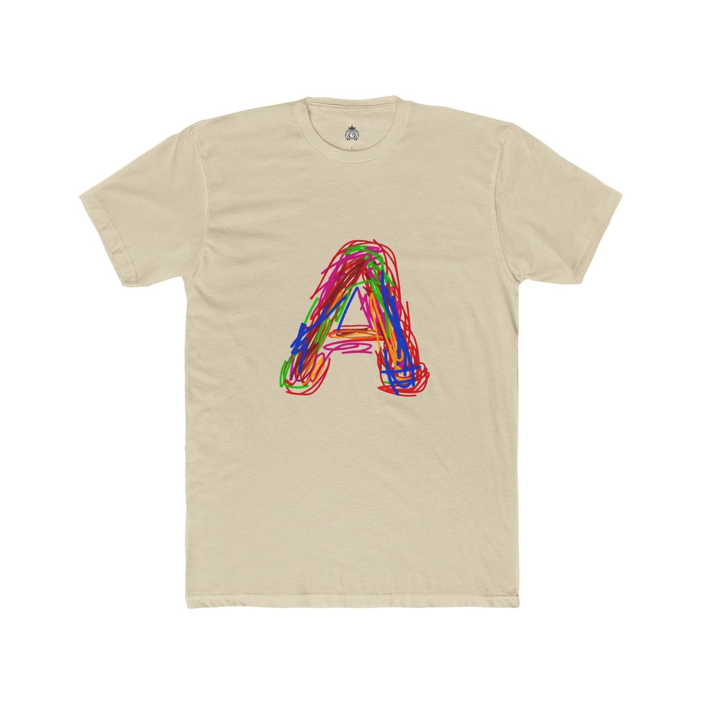 Scribbles (Letter A) T-Shirt - Men