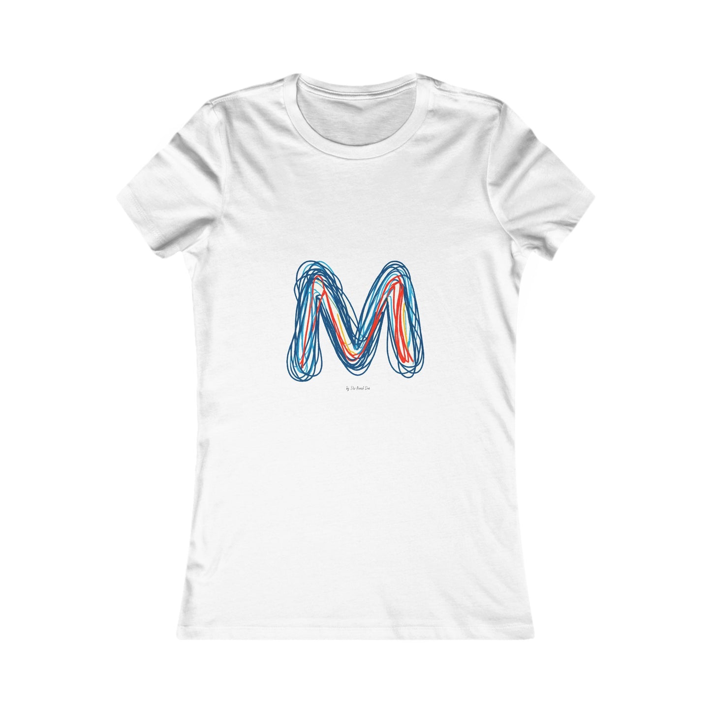 Scribbles (Letter M) T-shirt - Women's Favorite Tee