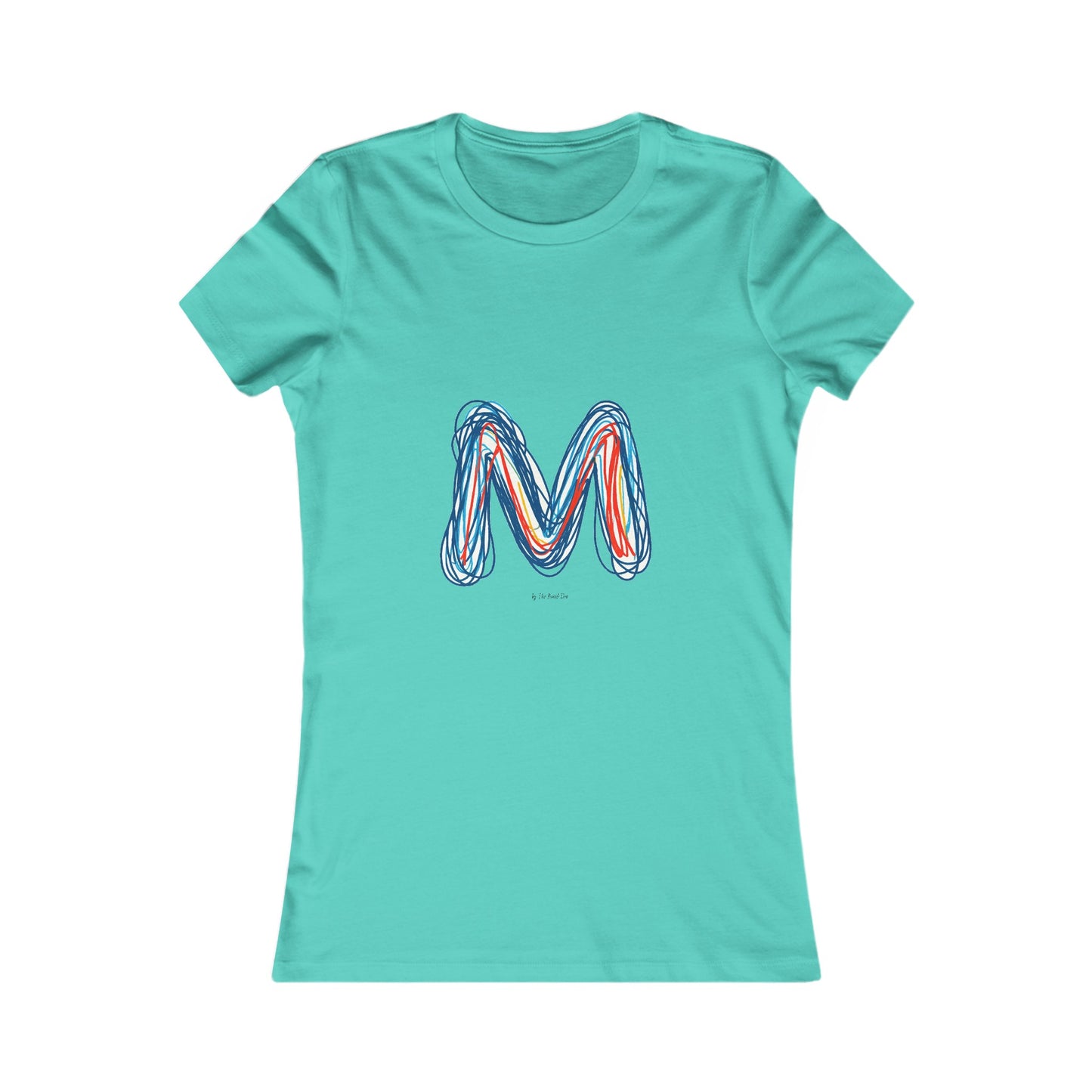 Scribbles (Letter M) T-shirt - Women's Favorite Tee