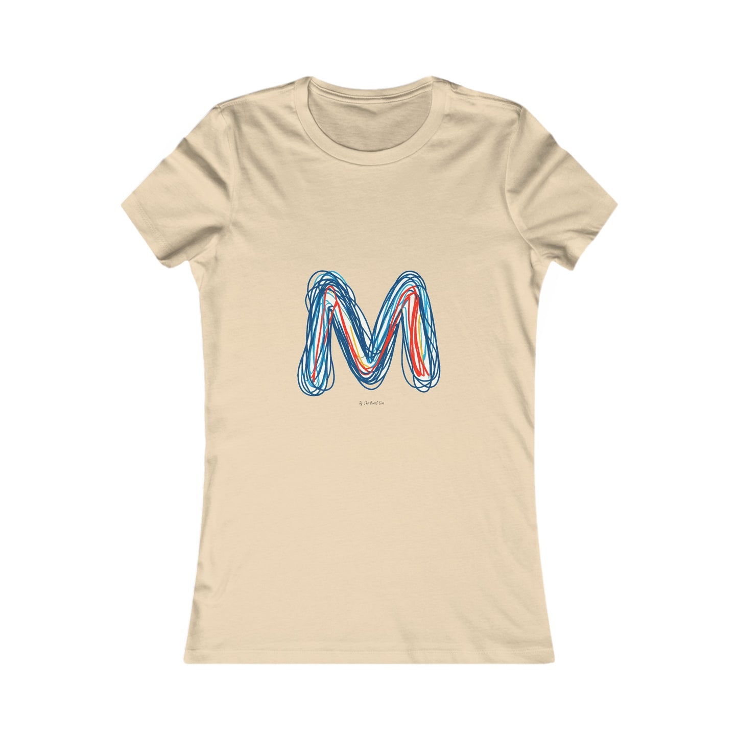 Scribbles (Letter M) T-shirt - Women's Favorite Tee