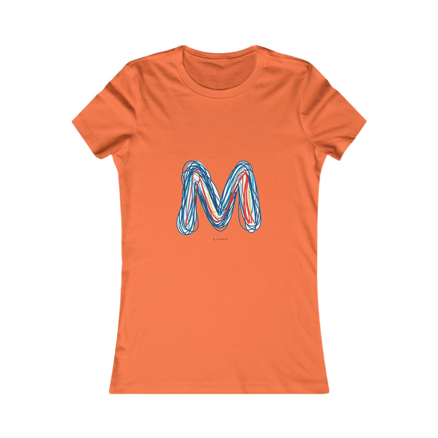 Scribbles (Letter M) T-shirt - Women's Favorite Tee