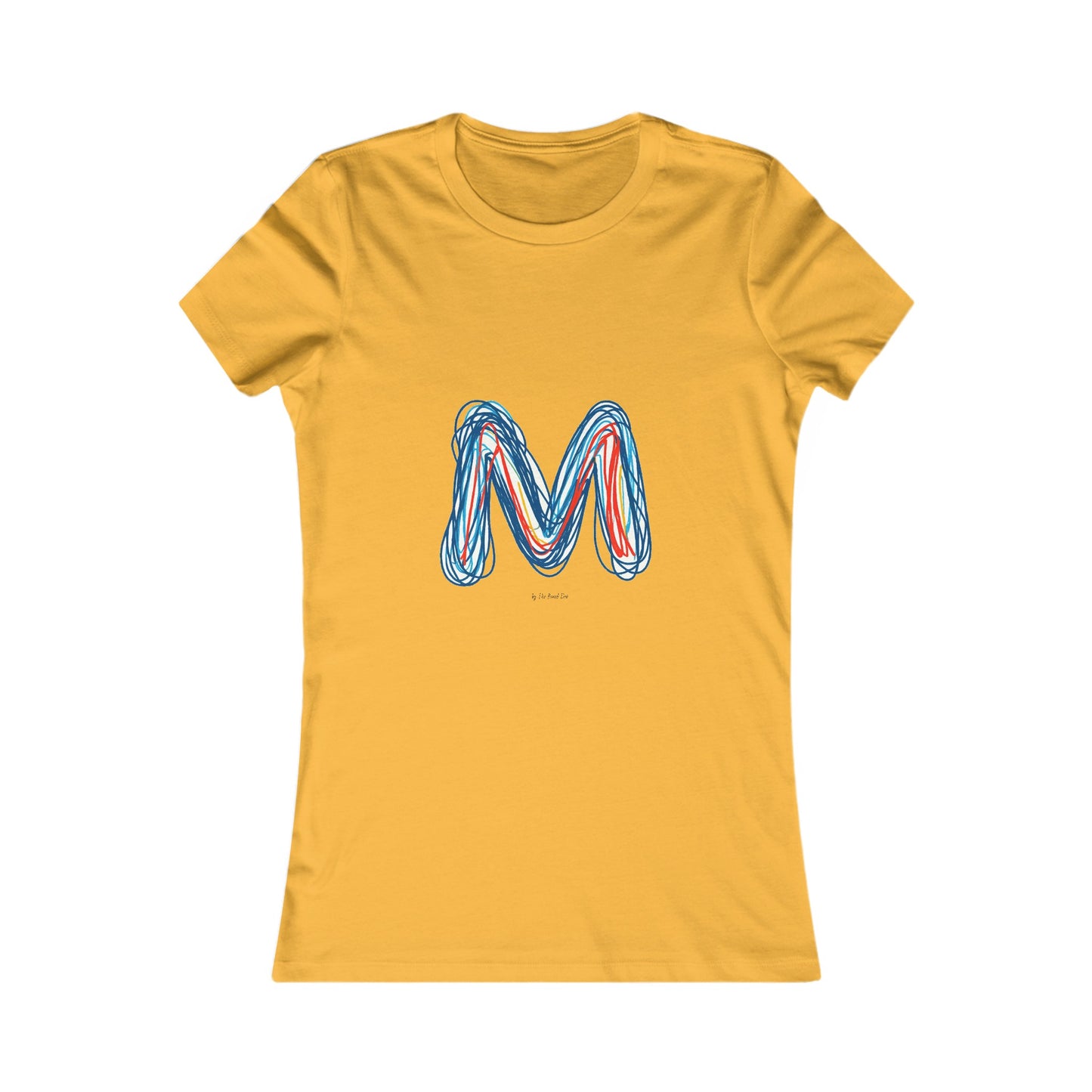 Scribbles (Letter M) T-shirt - Women's Favorite Tee