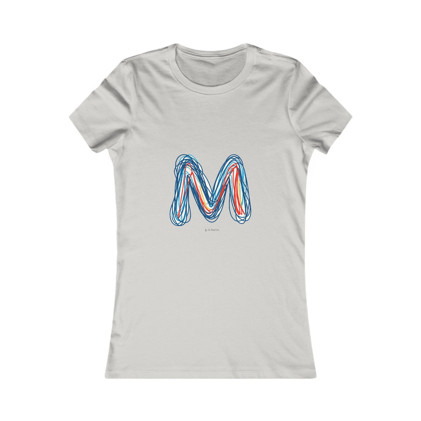 Scribbles (Letter M) T-shirt - Women's Favorite Tee