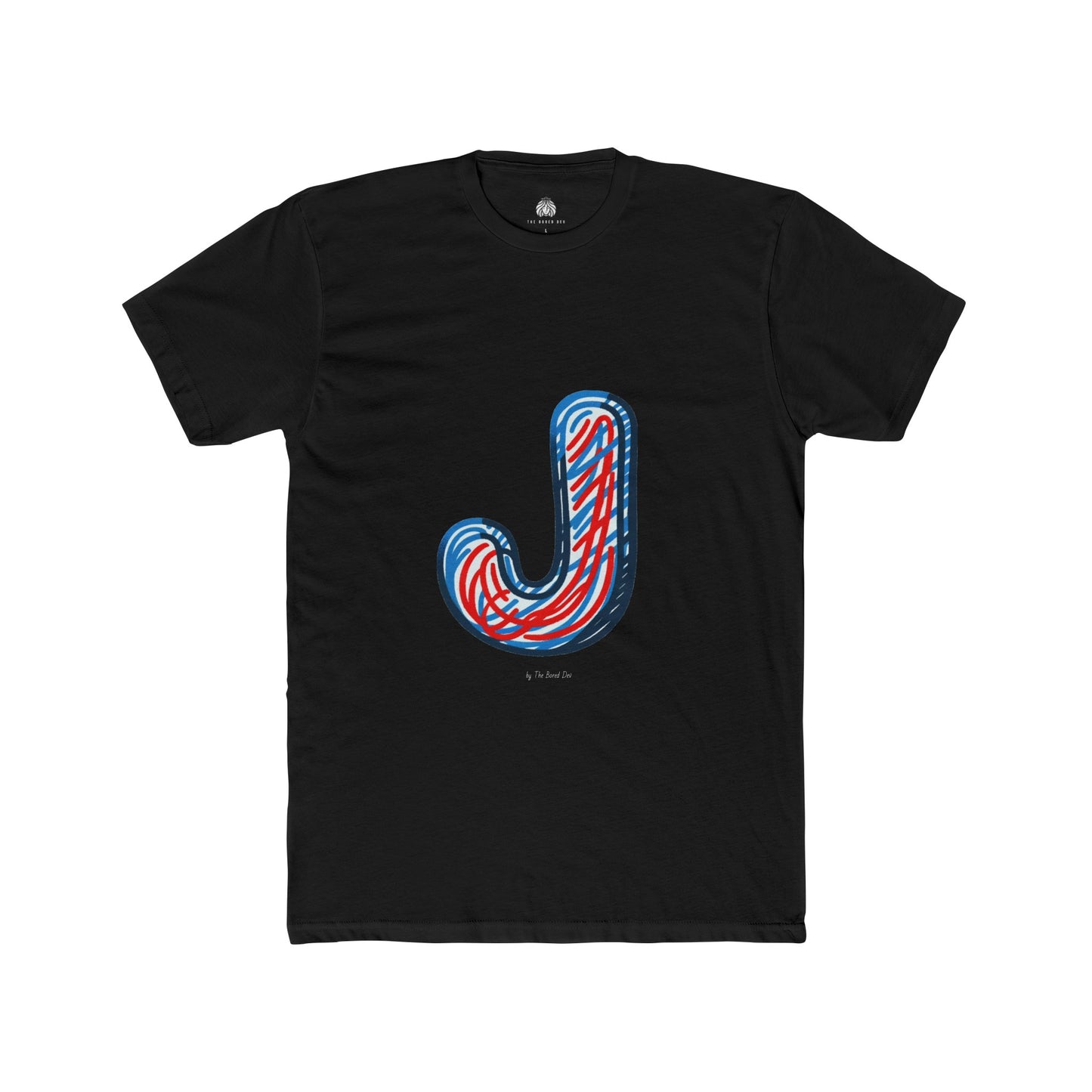 Scribbles (Letter J) T-Shirt - Men