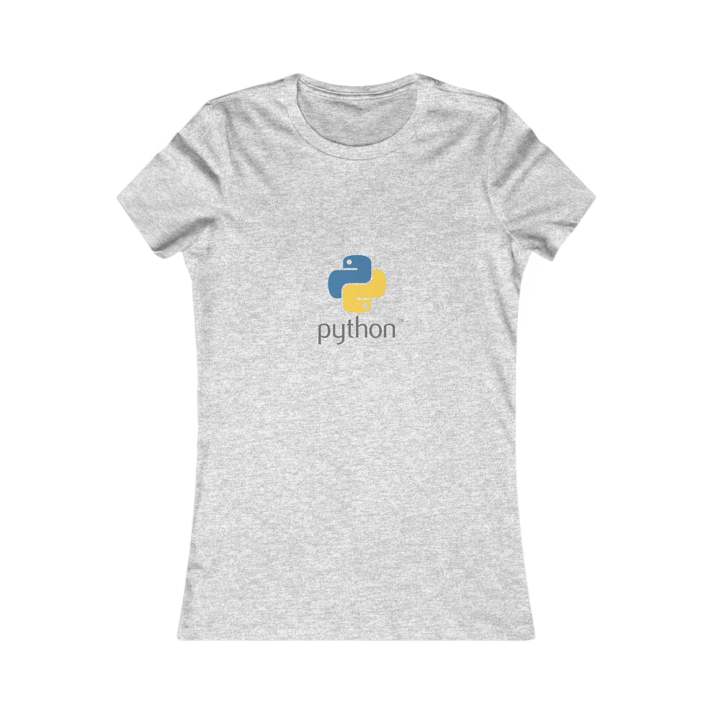 Python Logo & Text - Women's Favorite Tee