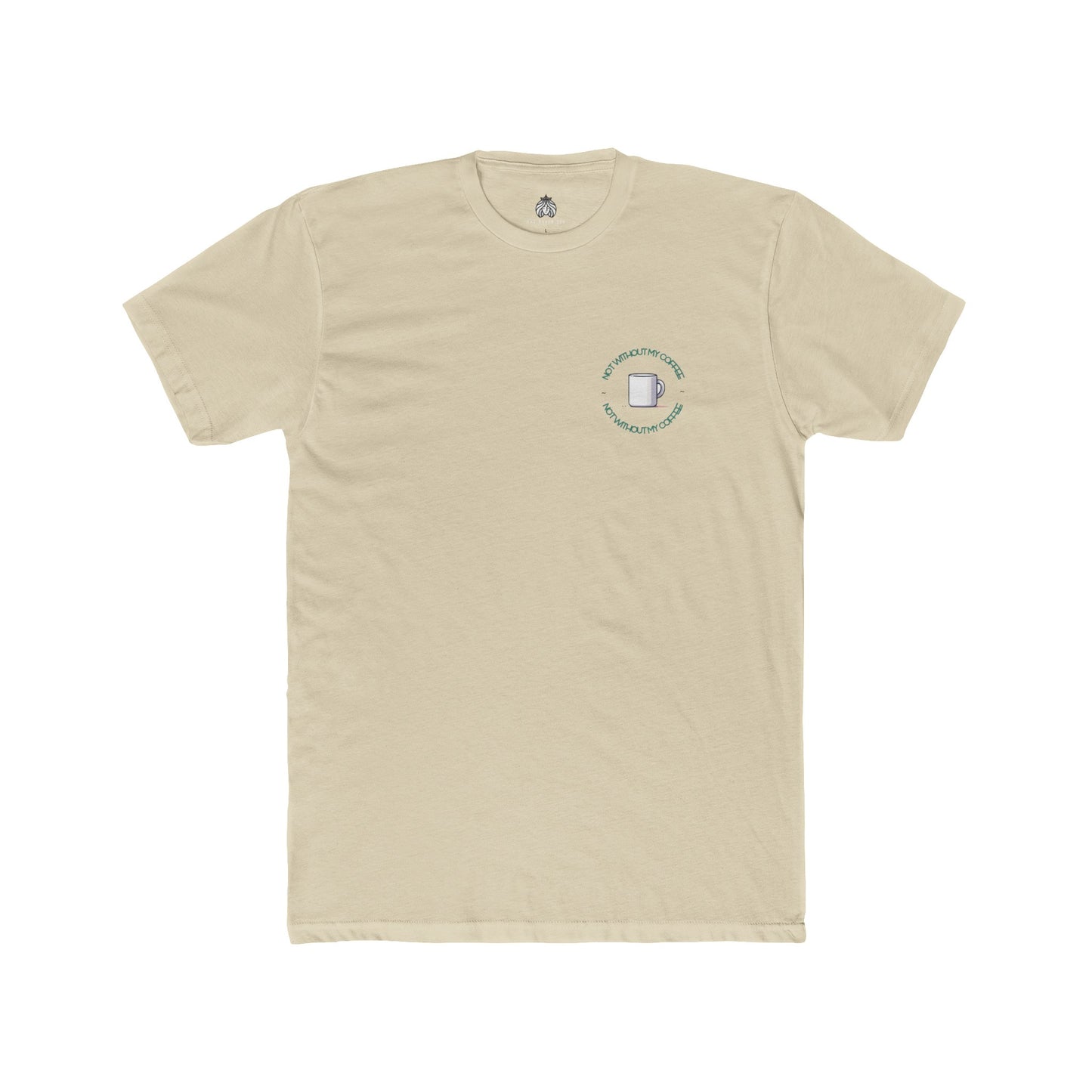 Not Without My Coffee T-Shirt - Green (Left) - Men
