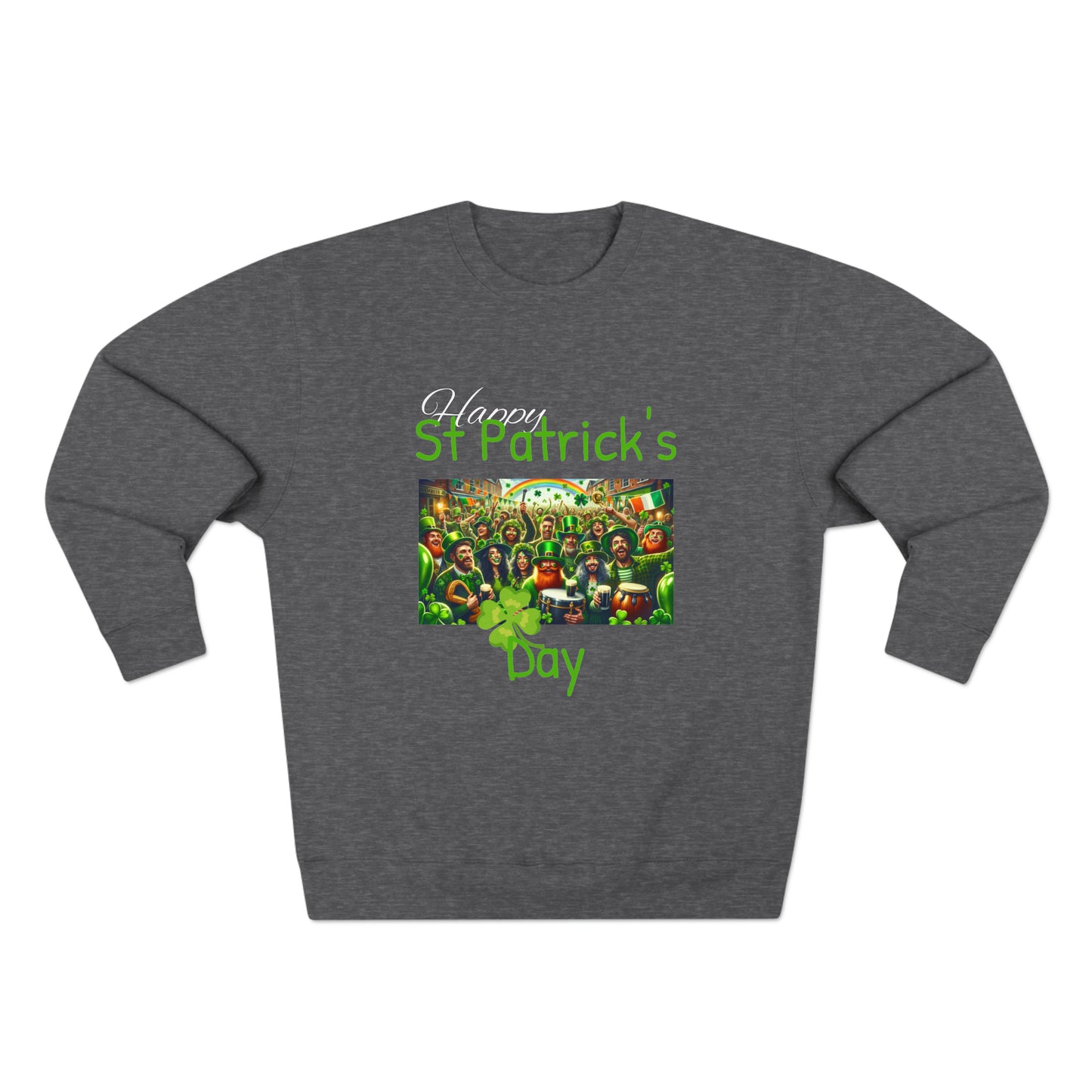 Happy St Patrick's Day - Unisex Crewneck Sweatshirt
