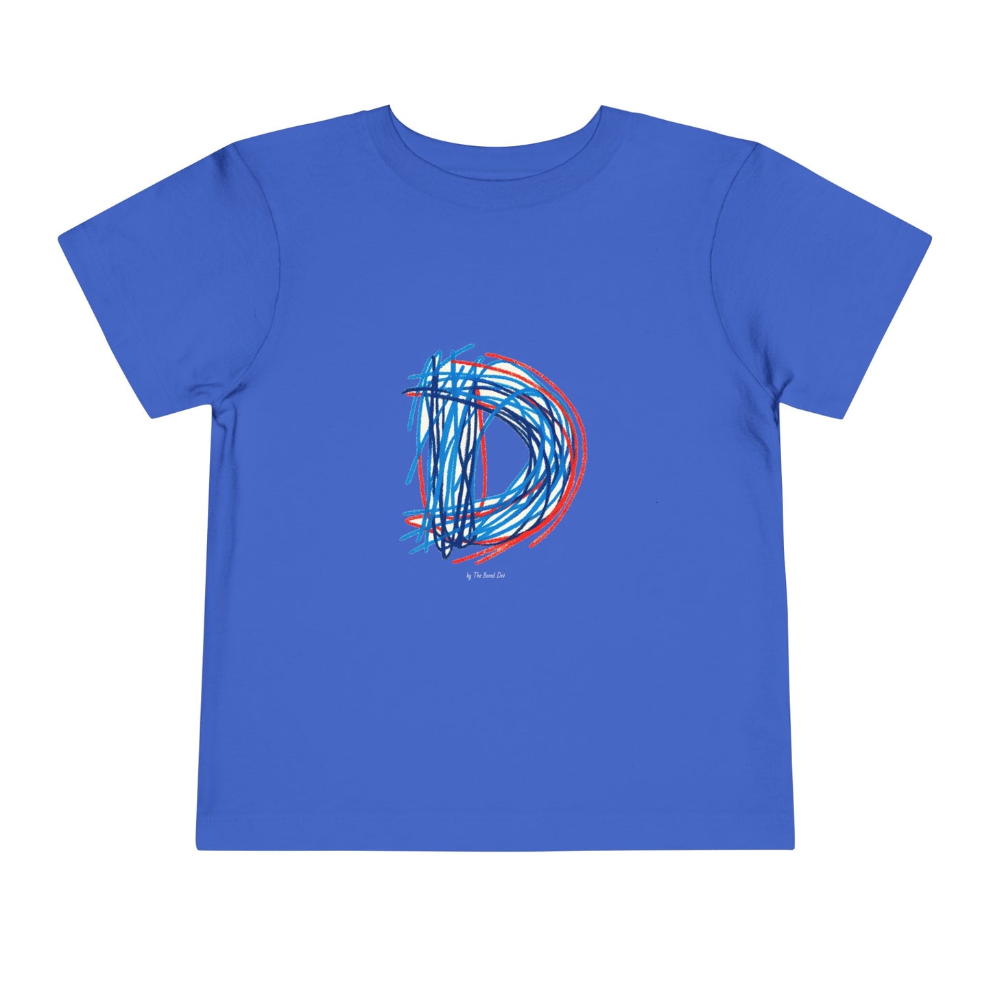 Scribbles (Letter D) T-Shirt - Toddler Short Sleeve Tee