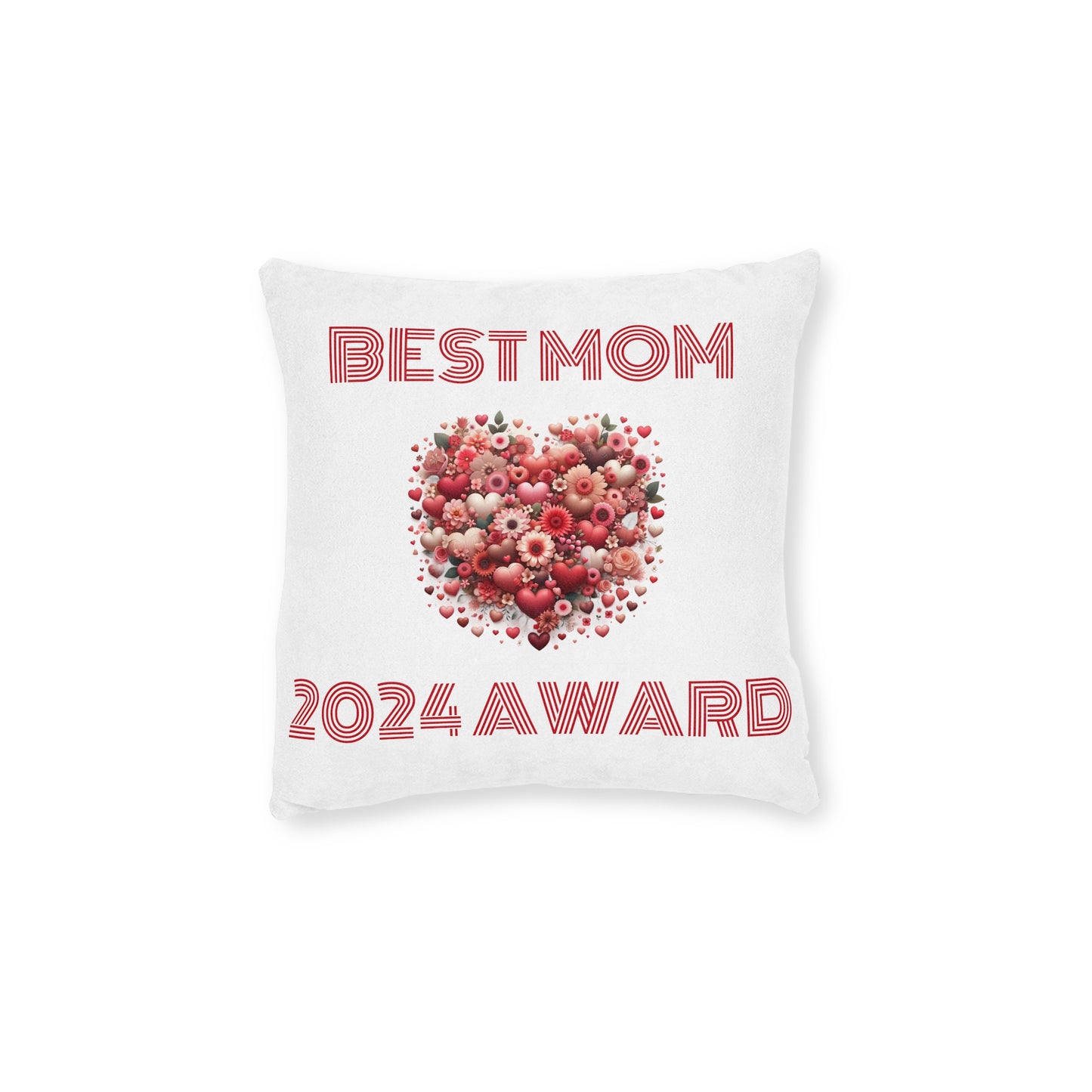 Best Mom 2024 Award (American English) - Square Pillow