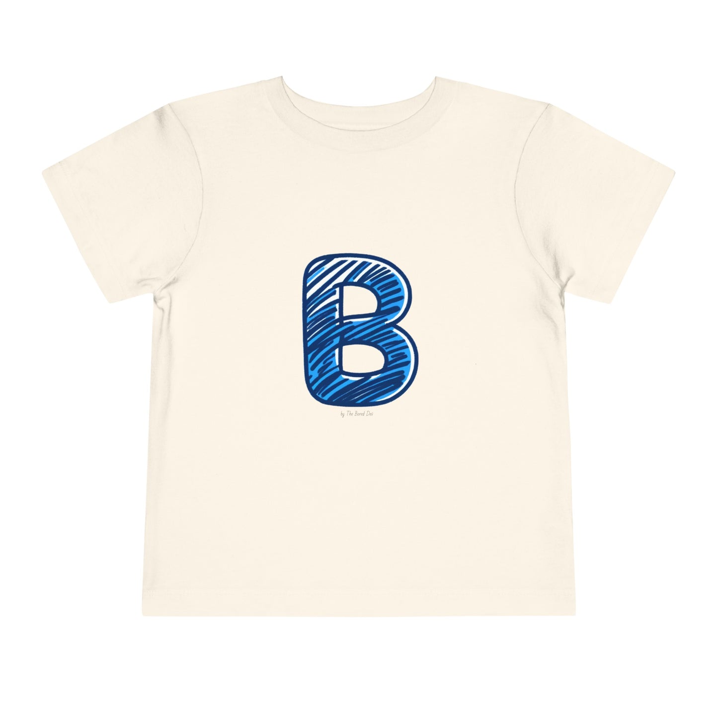 Scribbles (Letter B) T-Shirt - Toddler Short Sleeve Tee