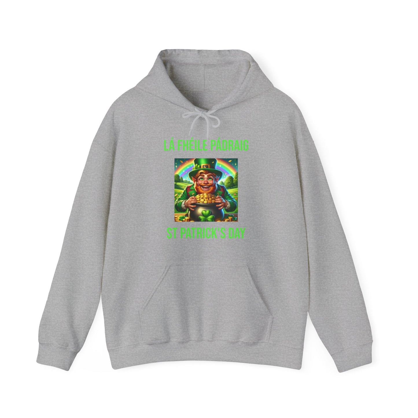 Lá fhéile Pádraig/St Patrick's Day - Unisex Heavy Blend™ Hooded Sweatshirt