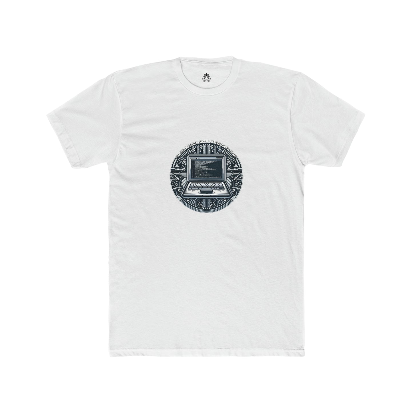 Coding Laptop Emblem - Men T-Shirt