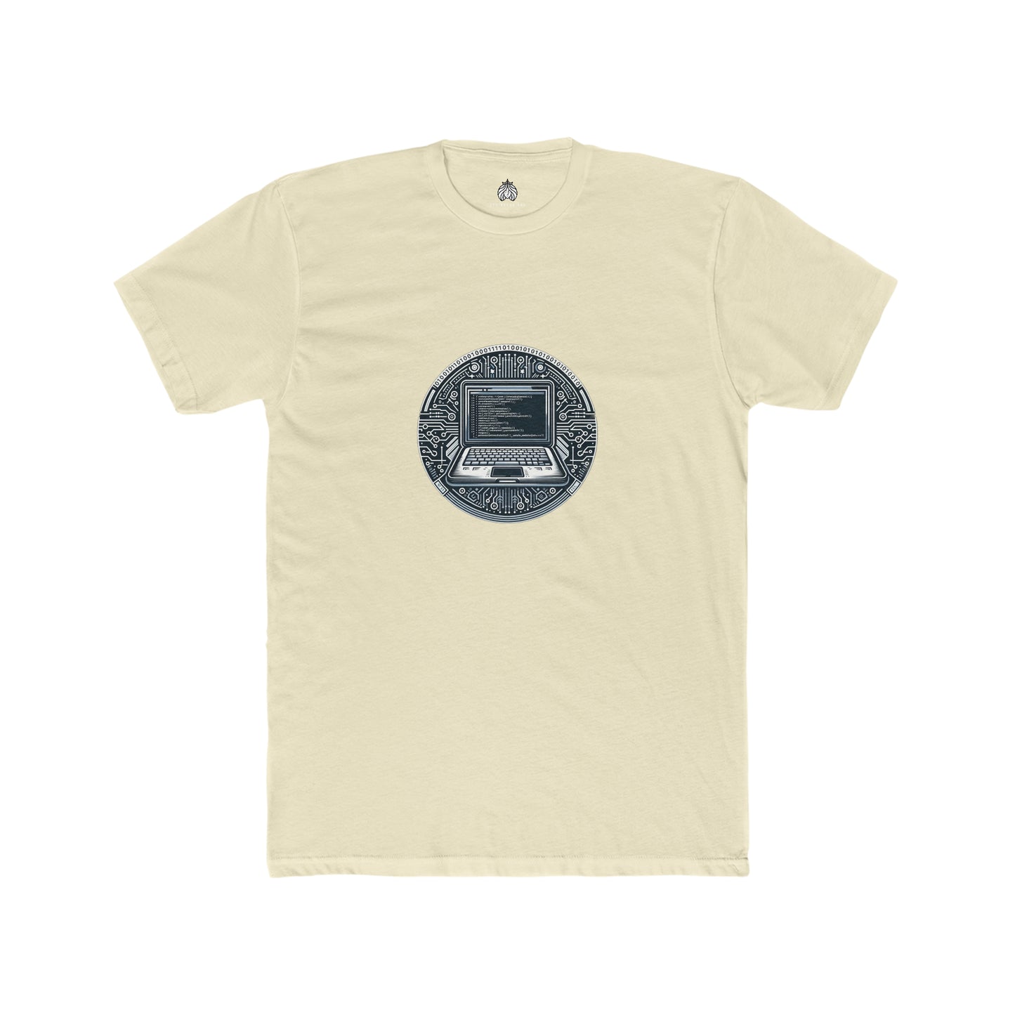 Coding Laptop Emblem - Men T-Shirt