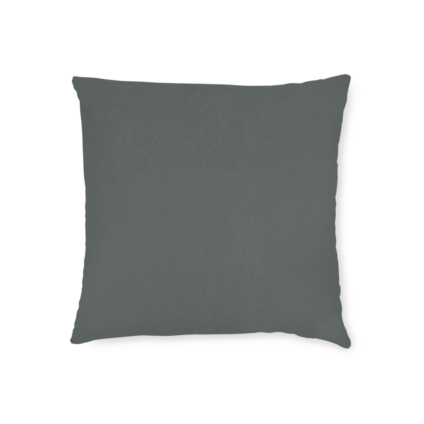 Beware Man On Leash (Dark Gray) - Square Pillow