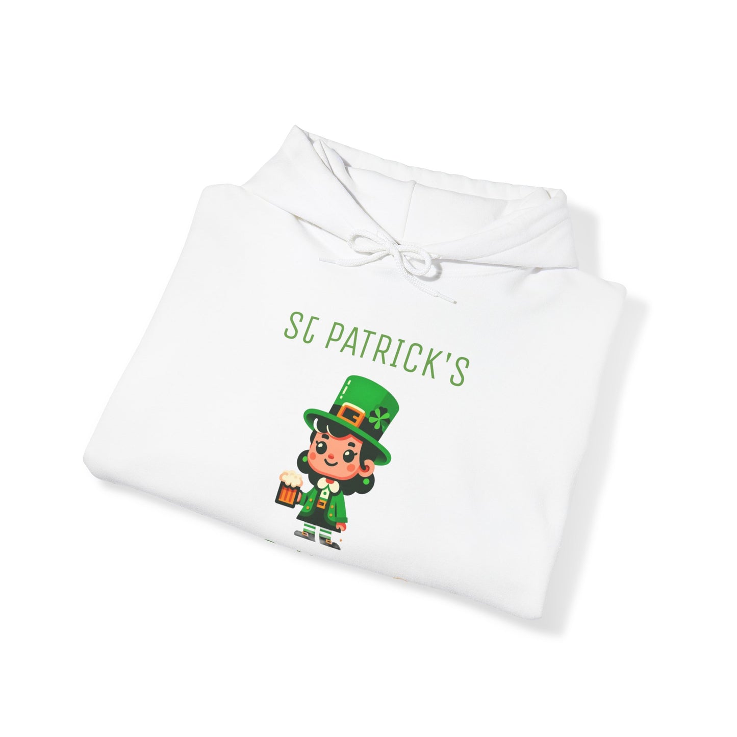 Saint Patrick's Is Here Female - Unisex Heavy Blend™ Hooded Sweatshirt