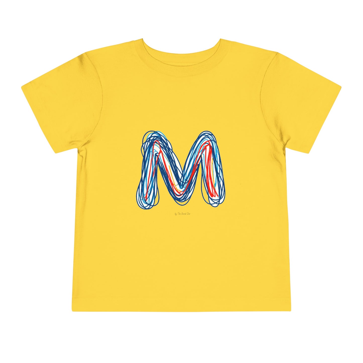Scribbles (Letter M) T-Shirt - Toddler Short Sleeve Tee