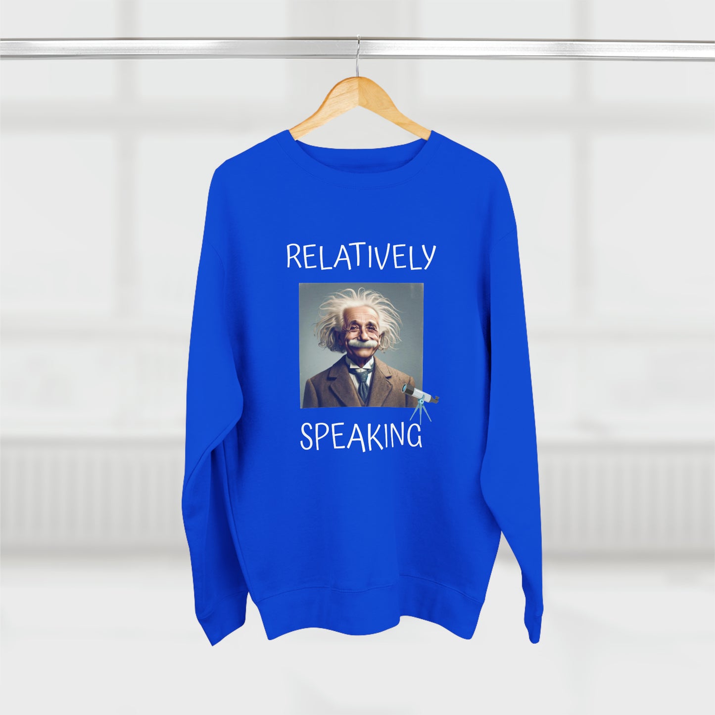 Relatively Speaking (Albert Einstein) - Unisex Crewneck Sweatshirt