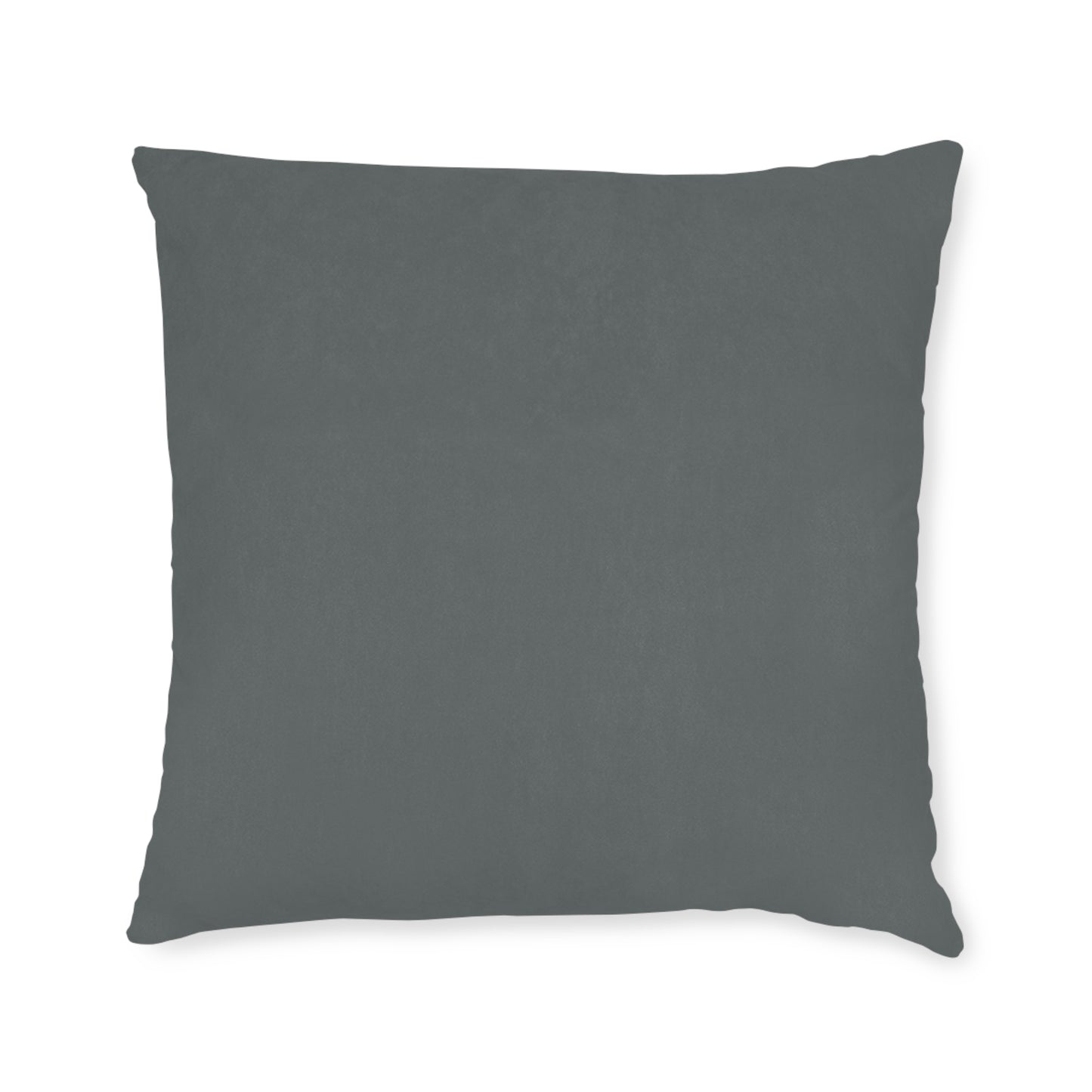 Beware Man On Leash (Dark Gray) - Square Pillow