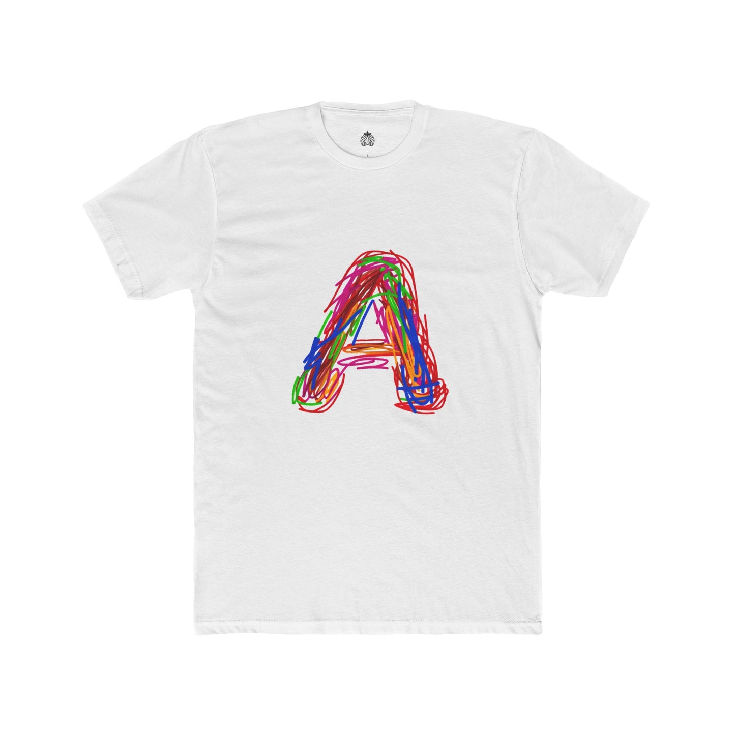 Scribbles (Letter A) T-Shirt - Men