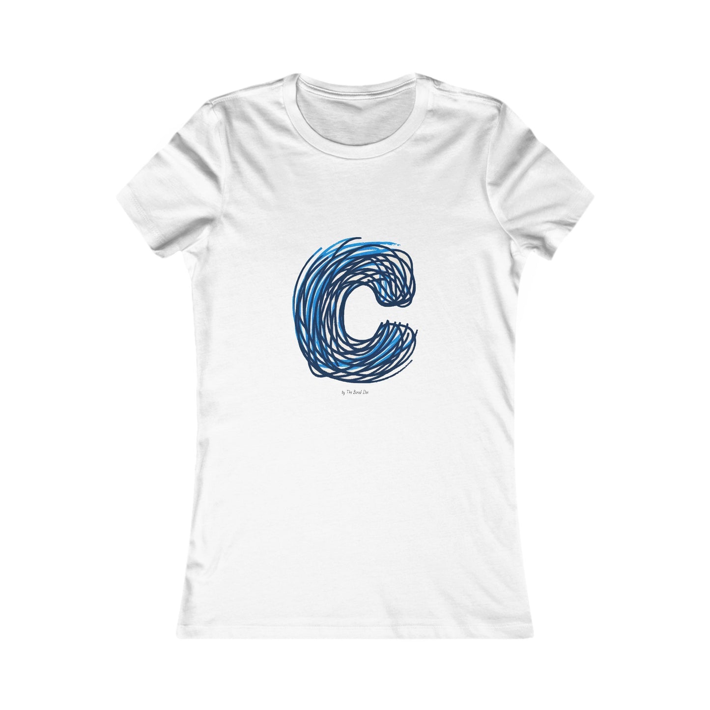 Scribbles (Letter C) T-shirt - Women's Favorite Tee