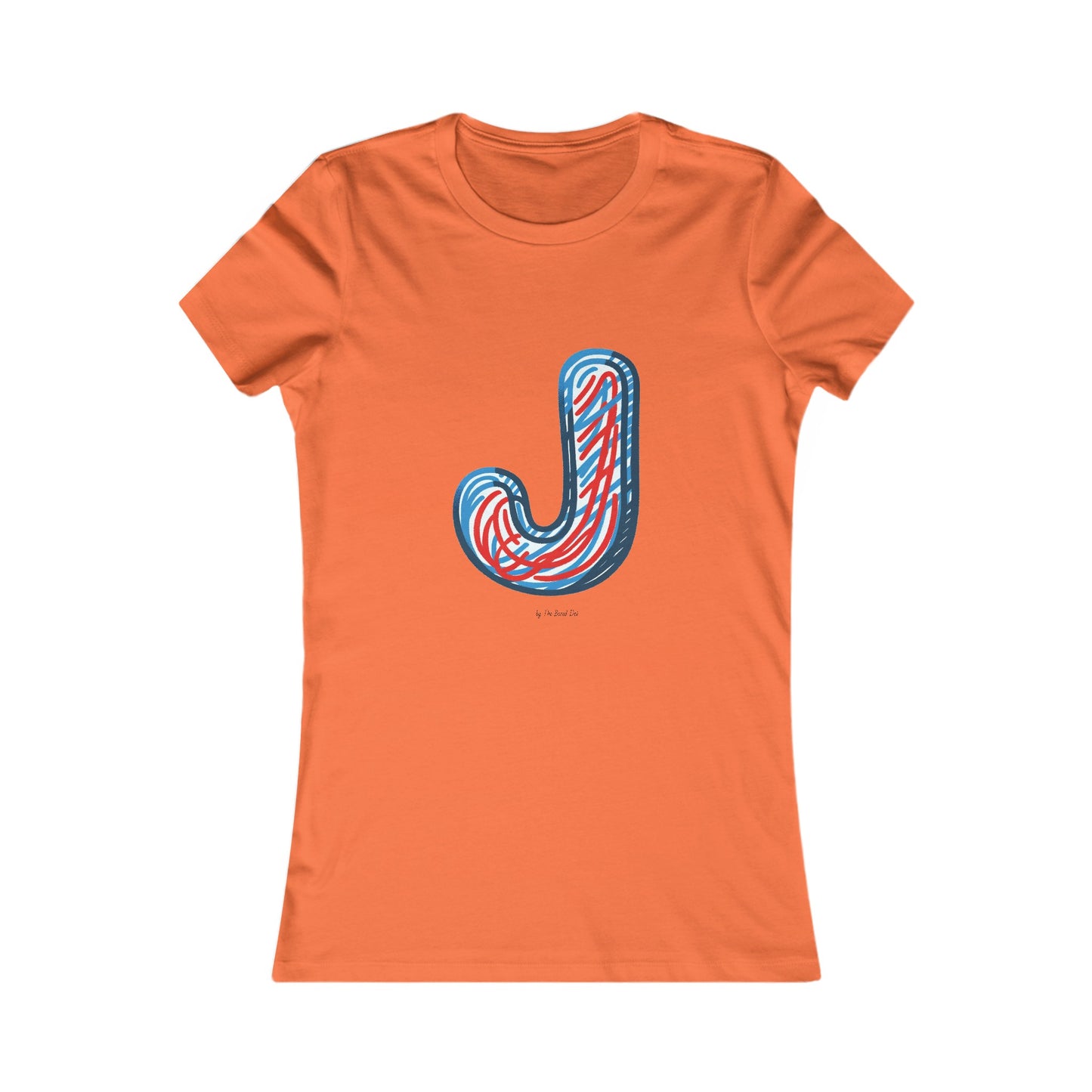 Scribbles (Letter J) T-shirt - Women's Favorite Tee