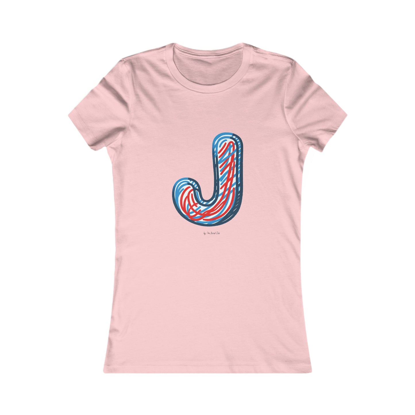 Scribbles (Letter J) T-shirt - Women's Favorite Tee