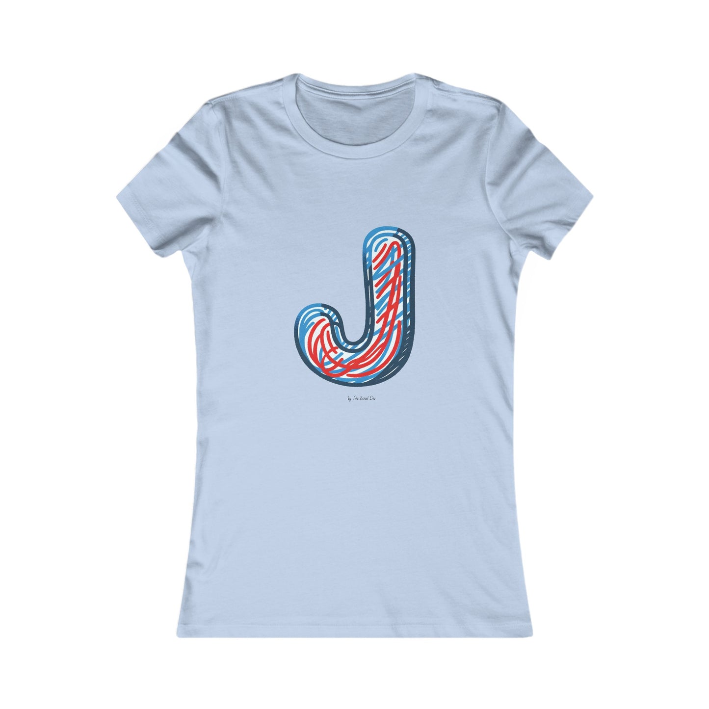 Scribbles (Letter J) T-shirt - Women's Favorite Tee