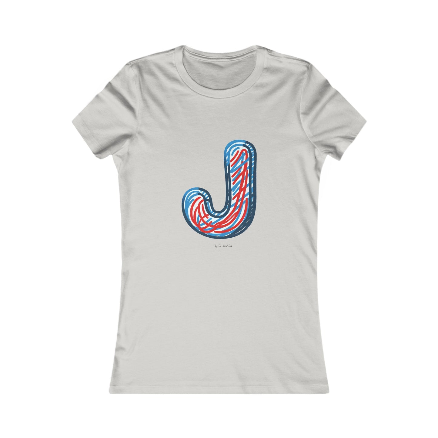 Scribbles (Letter J) T-shirt - Women's Favorite Tee