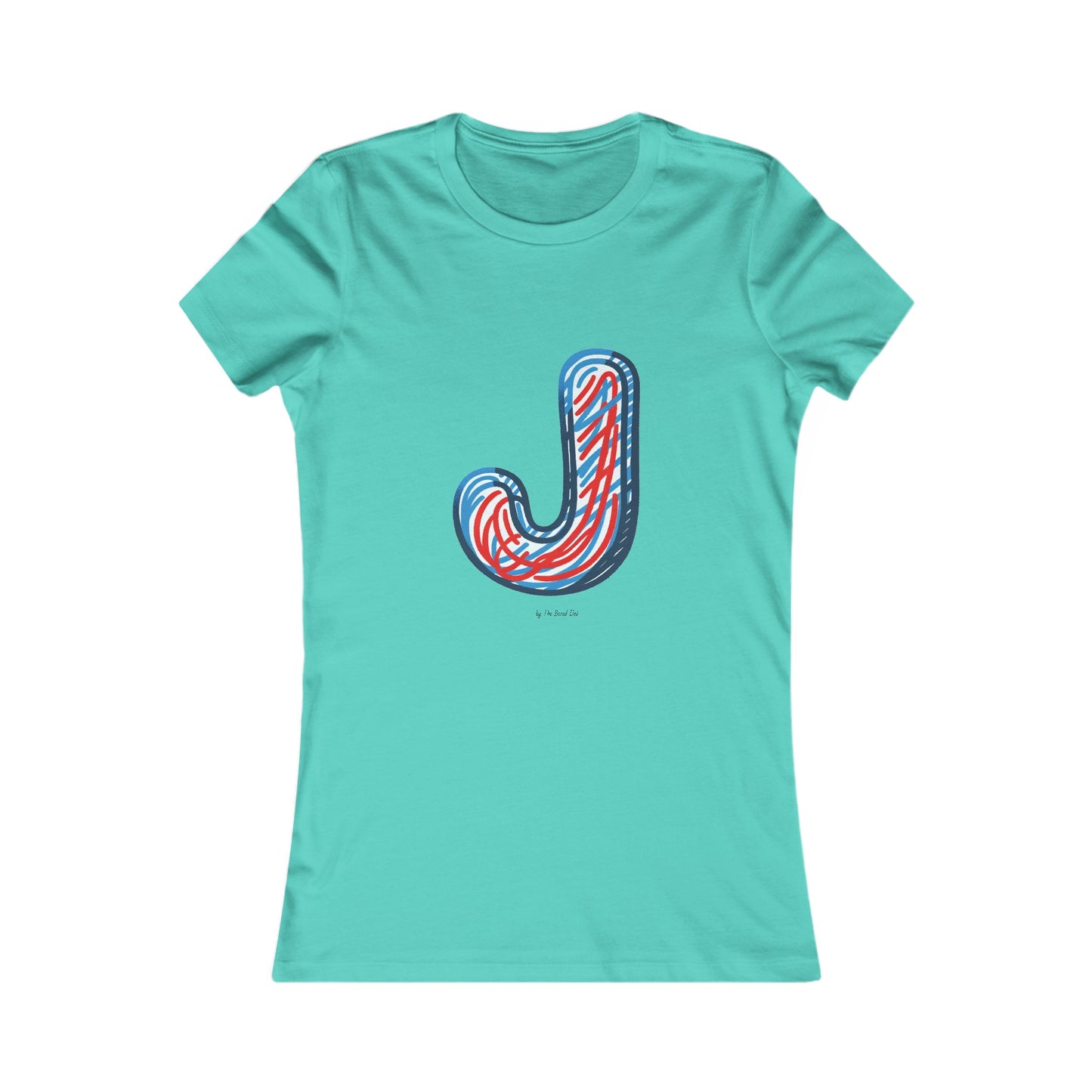 Scribbles (Letter J) T-shirt - Women's Favorite Tee
