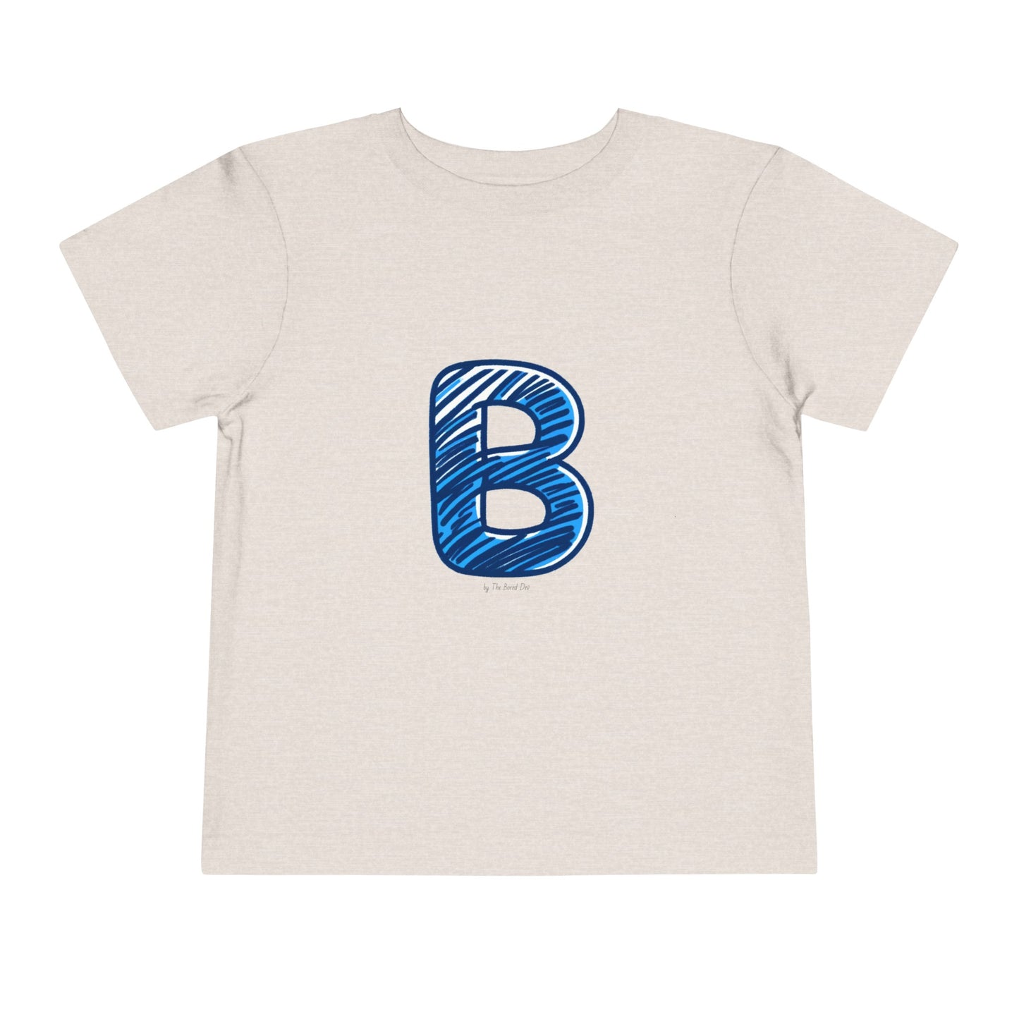 Scribbles (Letter B) T-Shirt - Toddler Short Sleeve Tee